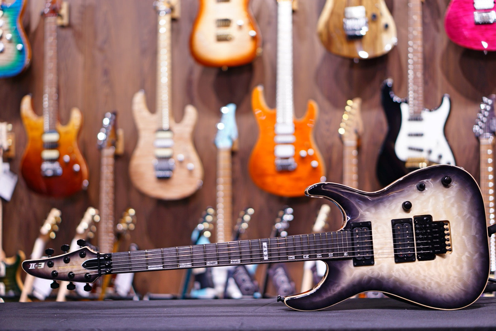 ESP E-II HORIZON BLACK NATURAL BURST ES7566193 - HIENDGUITAR E-II GUITAR