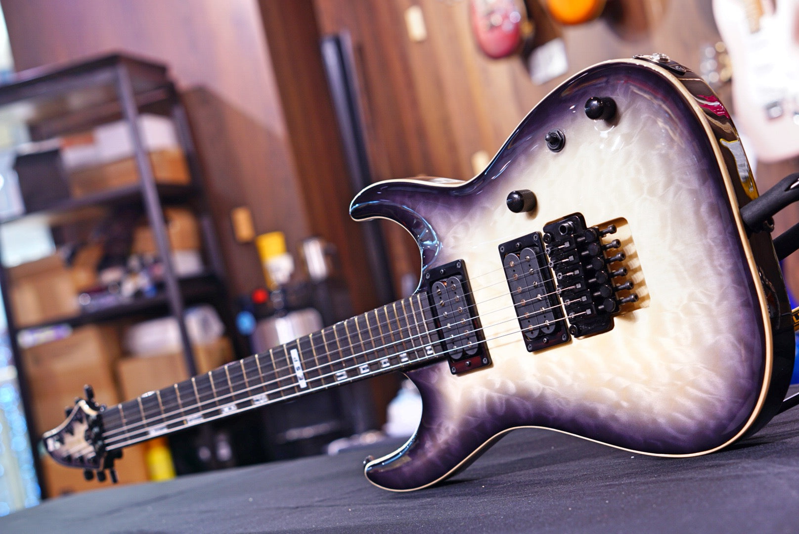 ESP E-II HORIZON BLACK NATURAL BURST ES7566193 - HIENDGUITAR E-II GUITAR