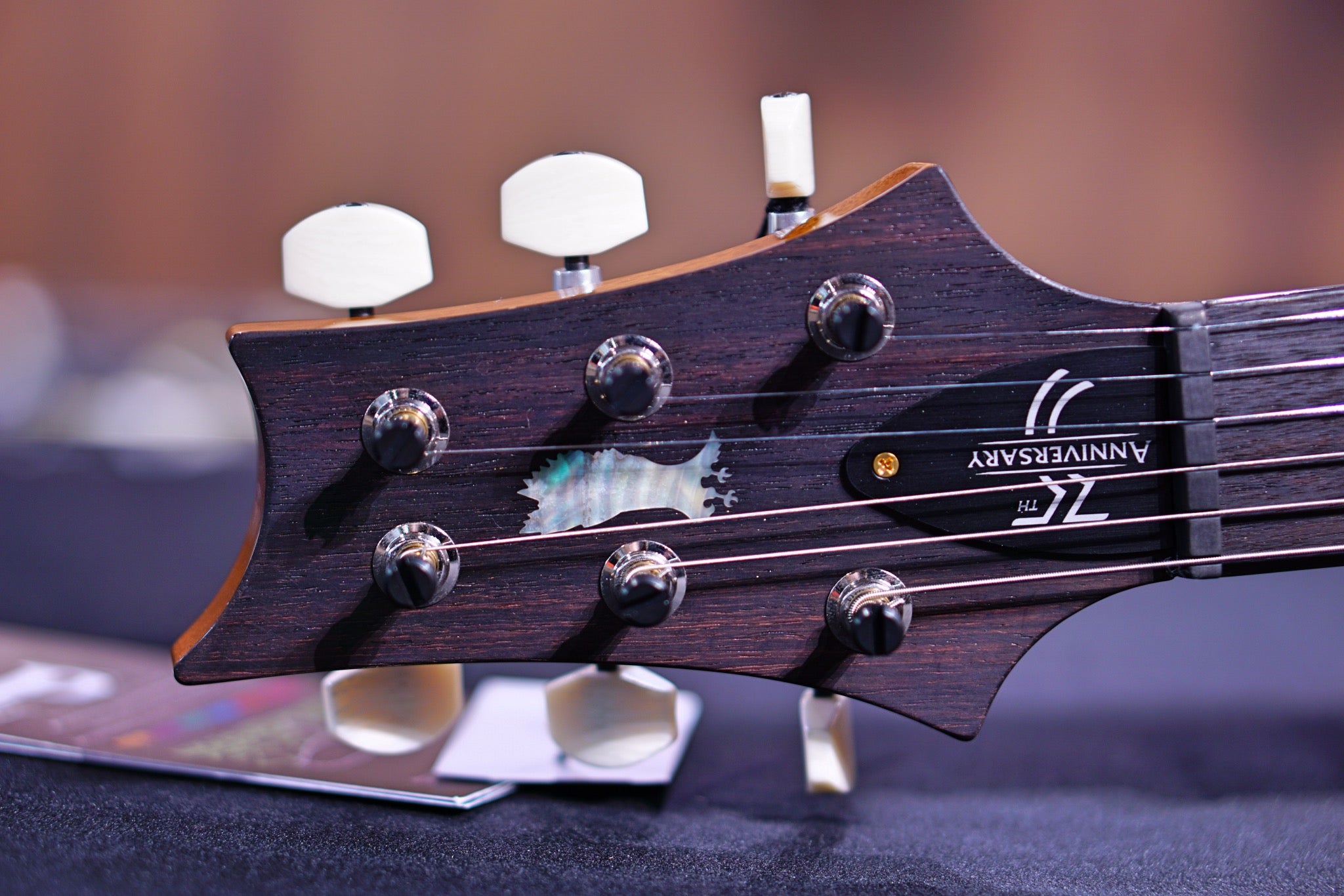 PRS 35th Anniversary Custom 24 - Fire Red / Gray Black Fade 10top Regular Neck 0329890 - HIENDGUITAR PRS GUITAR