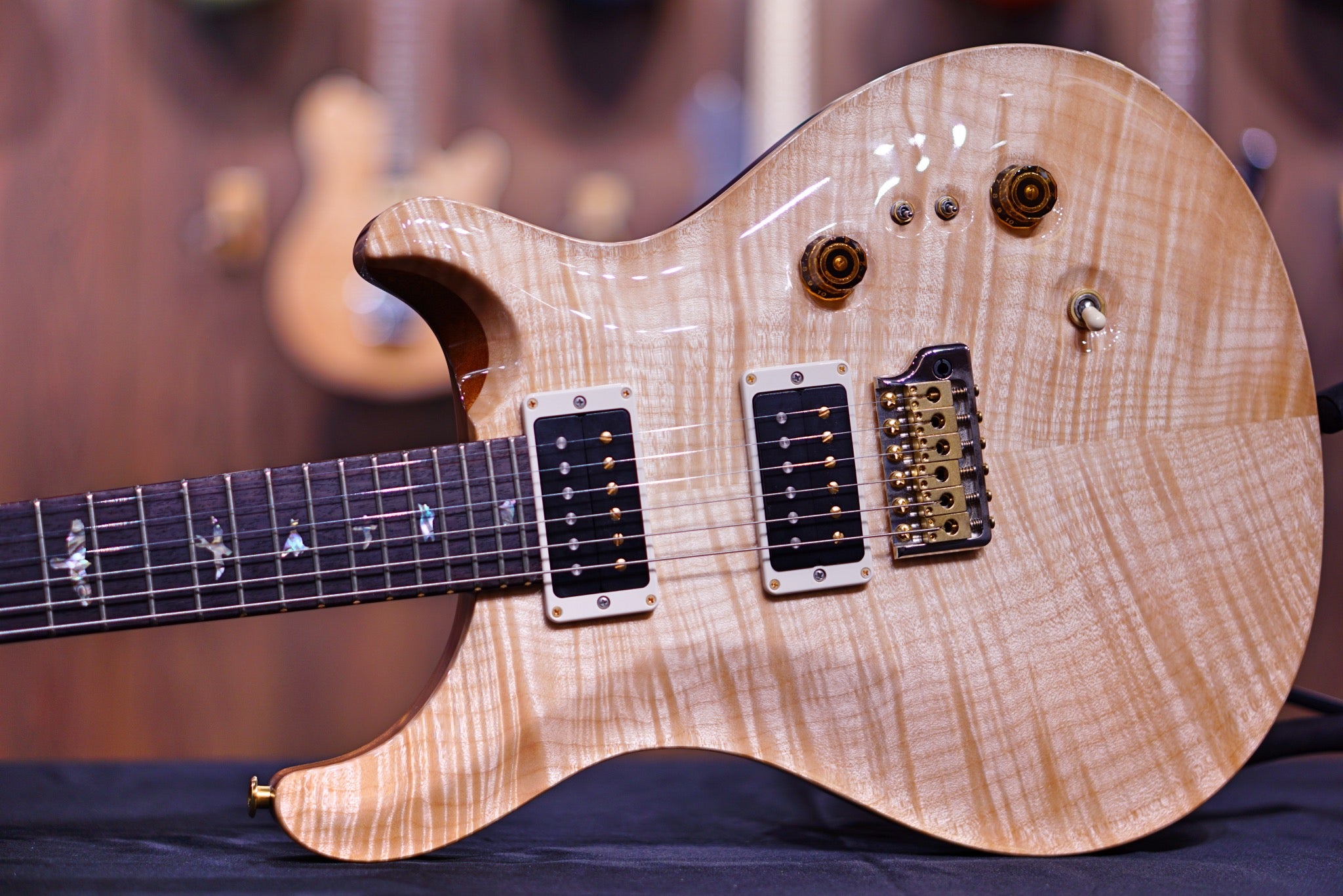 PRS 35th Anniversary Custom 24 - Natural 10top Regular Neck 0329373 - HIENDGUITAR PRS GUITAR