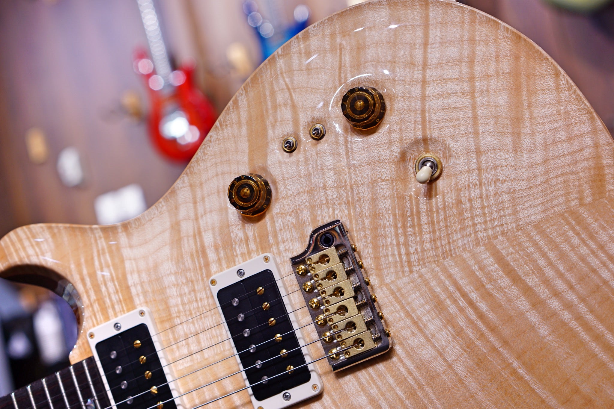 PRS 35th Anniversary Custom 24 - Natural 10top Regular Neck 0329373 - HIENDGUITAR PRS GUITAR
