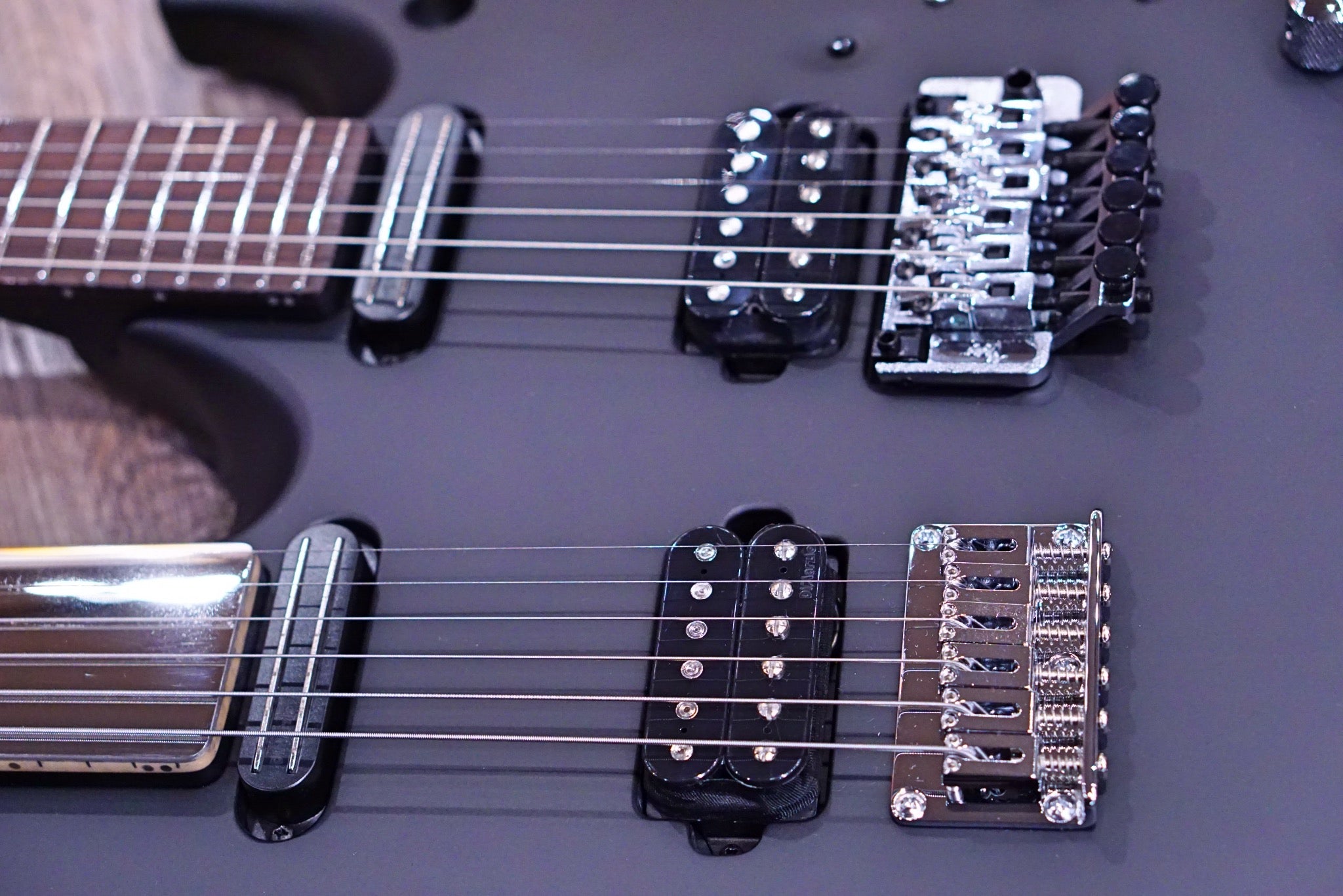 Vigier DoubleBfoot Ron Thal signature Black Matte 0063 - HIENDGUITAR Vigier GUITAR