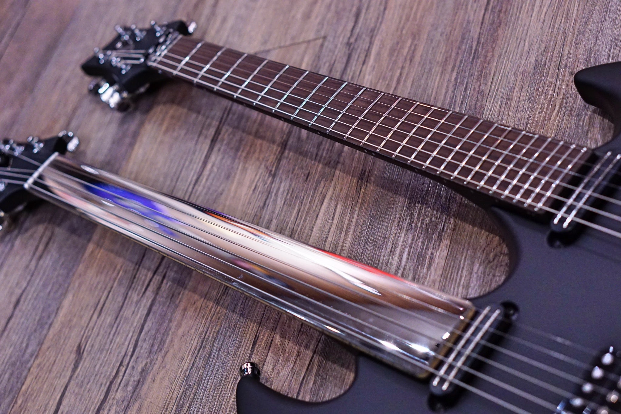 Vigier DoubleBfoot Ron Thal signature Black Matte 0063 - HIENDGUITAR Vigier GUITAR