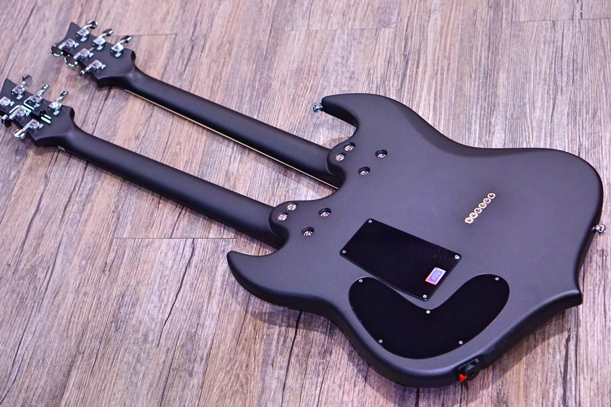 Vigier DoubleBfoot Ron Thal signature Black Matte 0063 - HIENDGUITAR Vigier GUITAR