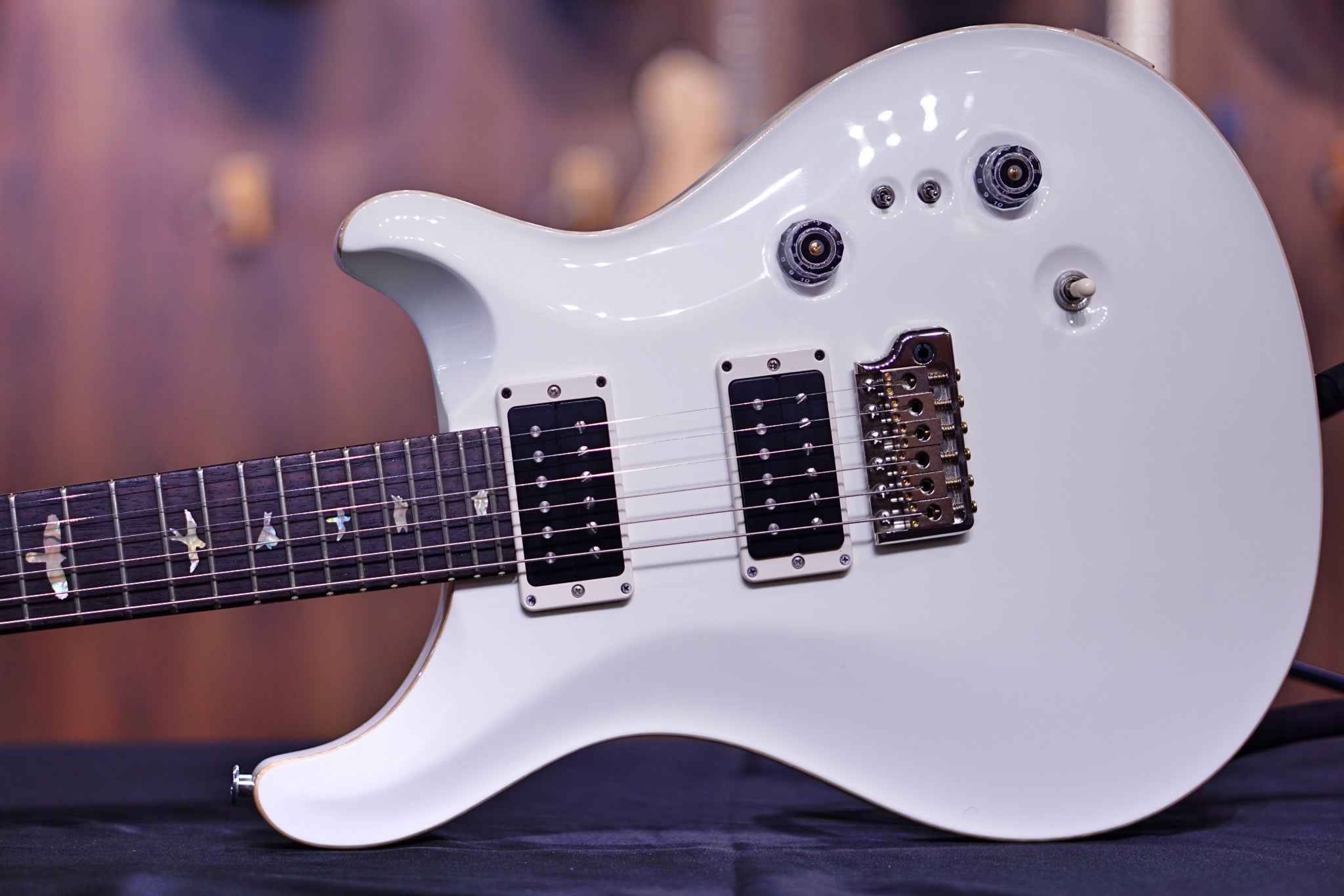 PRS 35th Anniversary Custom 24 - antique white with Pattern Thin Neck 0329550 - HIENDGUITAR PRS GUITAR