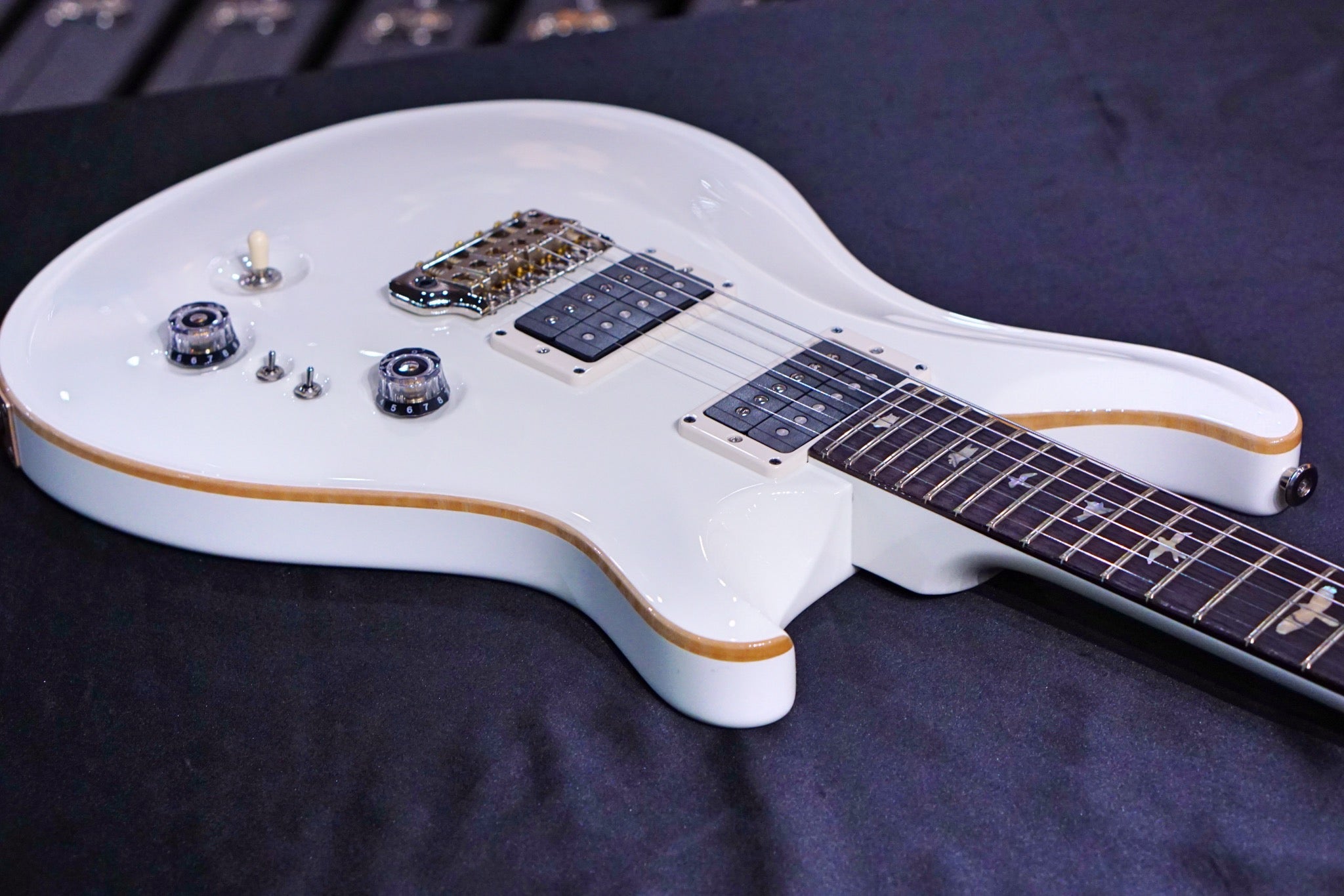 PRS 35th Anniversary Custom 24 - antique white with Pattern Thin Neck 0329550 - HIENDGUITAR PRS GUITAR