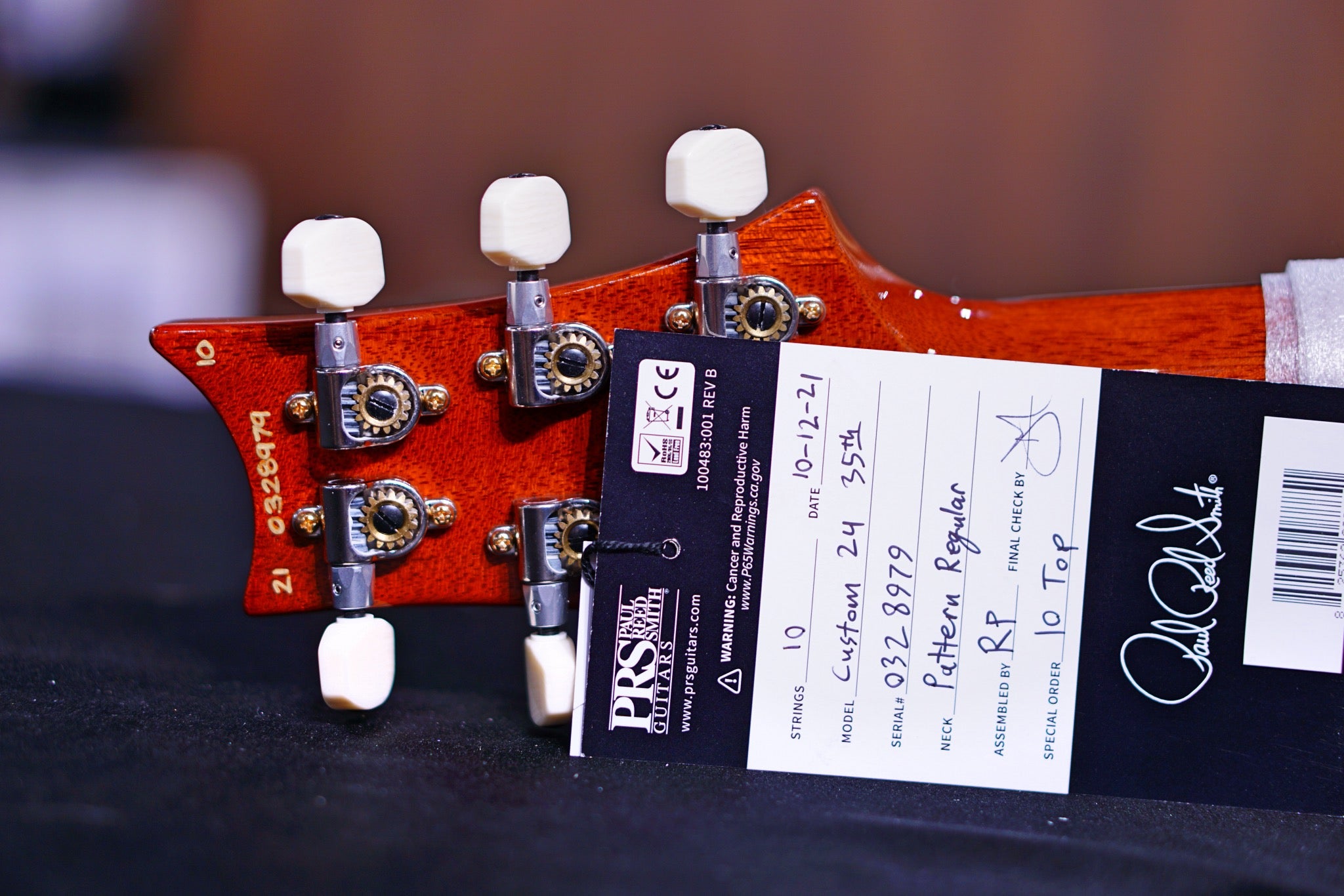 PRS 35th Anniversary Custom 24 - Autumn Sky 10top Regular Neck 0328979 - HIENDGUITAR PRS GUITAR