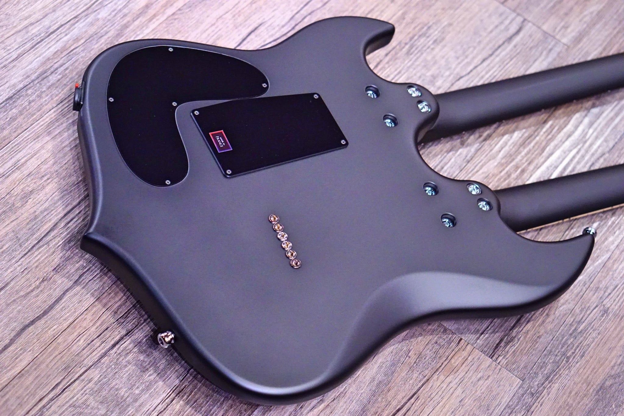 Vigier DoubleBfoot Ron Thal signature Black Matte #0062 - HIENDGUITAR Vigier GUITAR