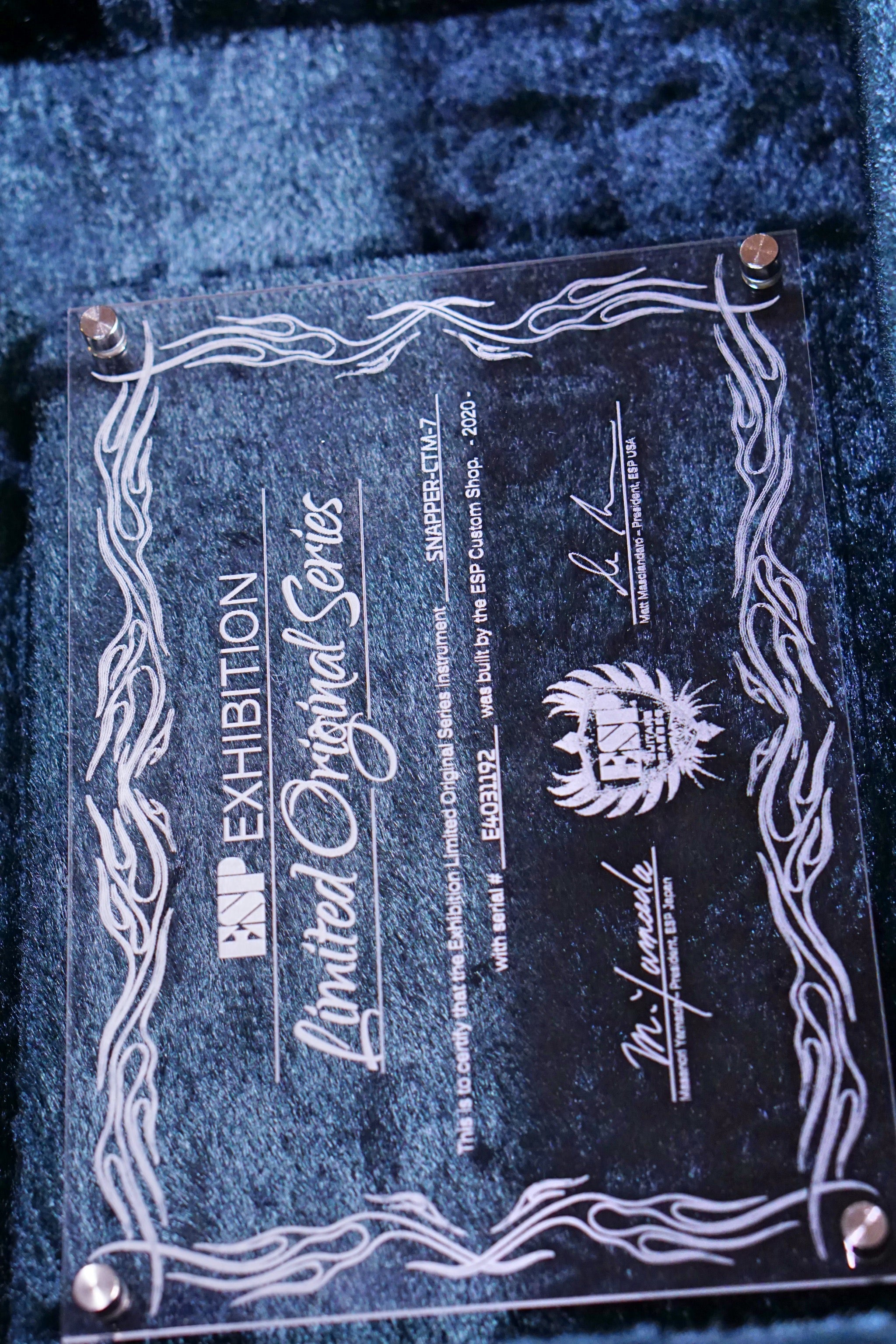 ESP Exhibition Limited 2020 #04. SNAPPER-CTM-7 - HIENDGUITAR ESP GUITAR