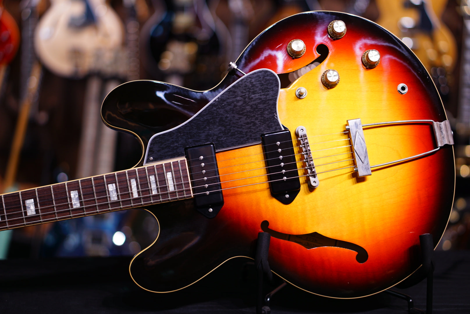 Gibson ES330 2018 sunset burst - HIENDGUITAR GIBSON GUITAR