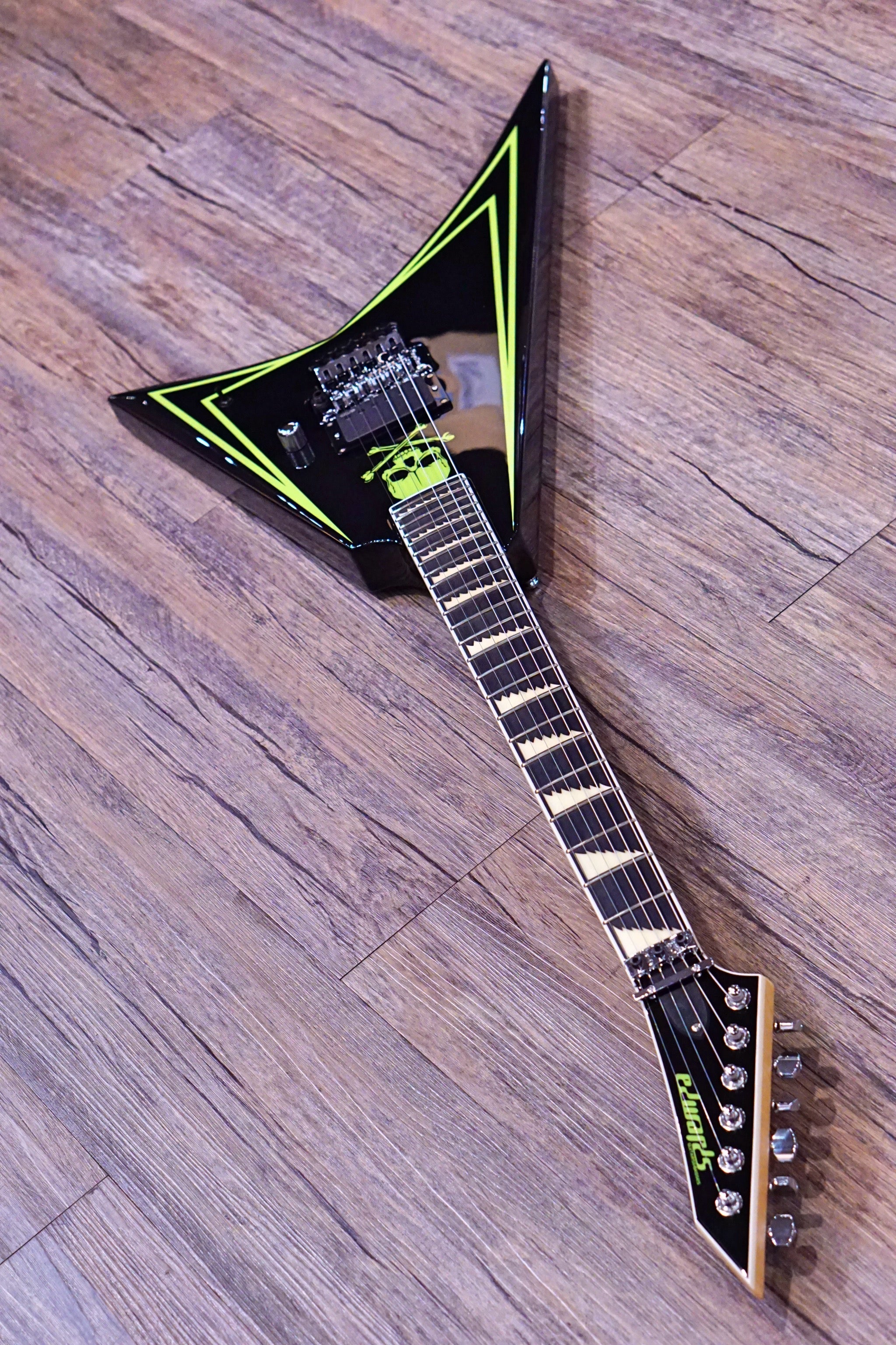 ESP Edwards Alexi Greeny ED2120377 - HIENDGUITAR EDWARDS GUITAR