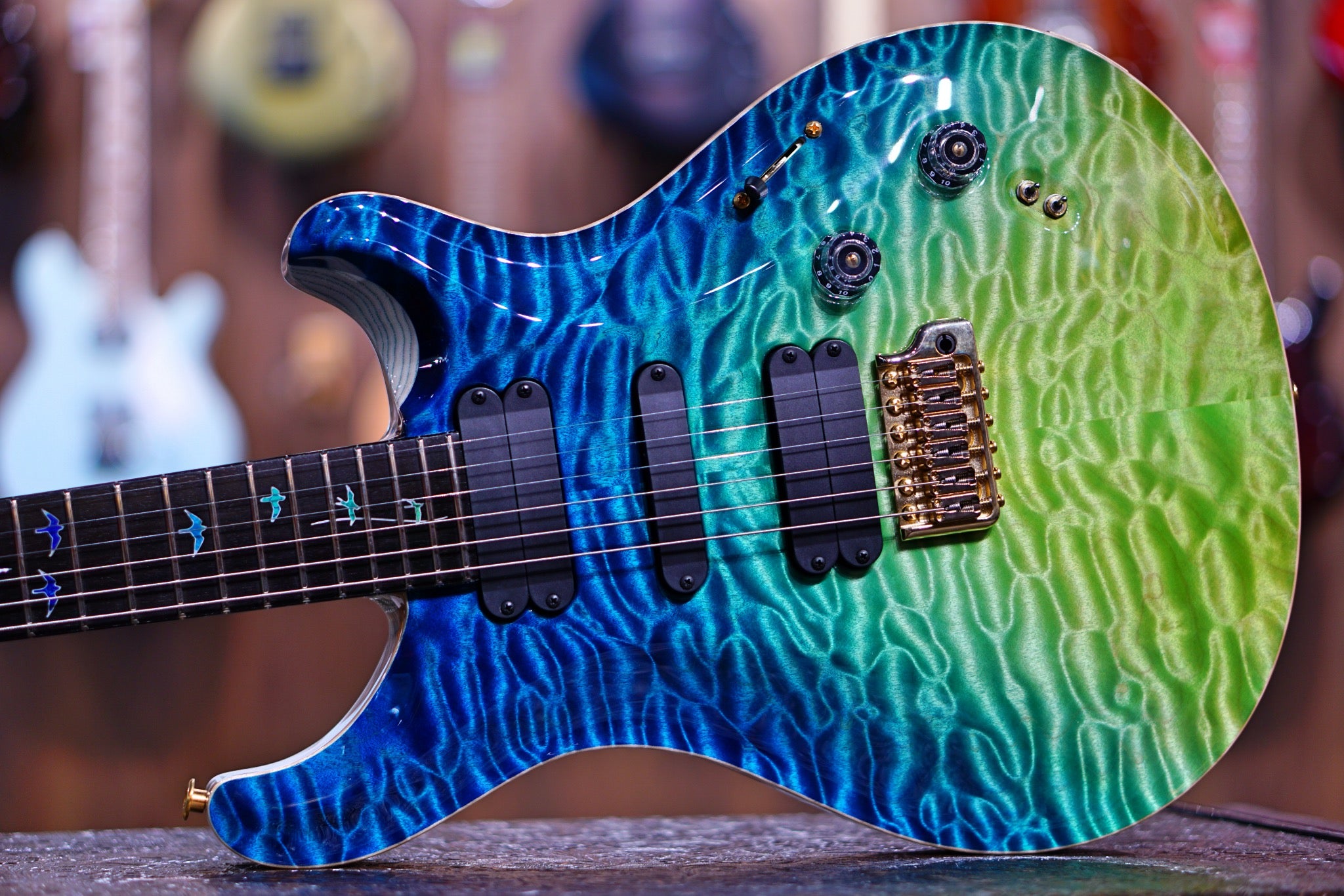 PRS Privatestock Laguna Dragon's breathe 509 - HIENDGUITAR PRS GUITAR