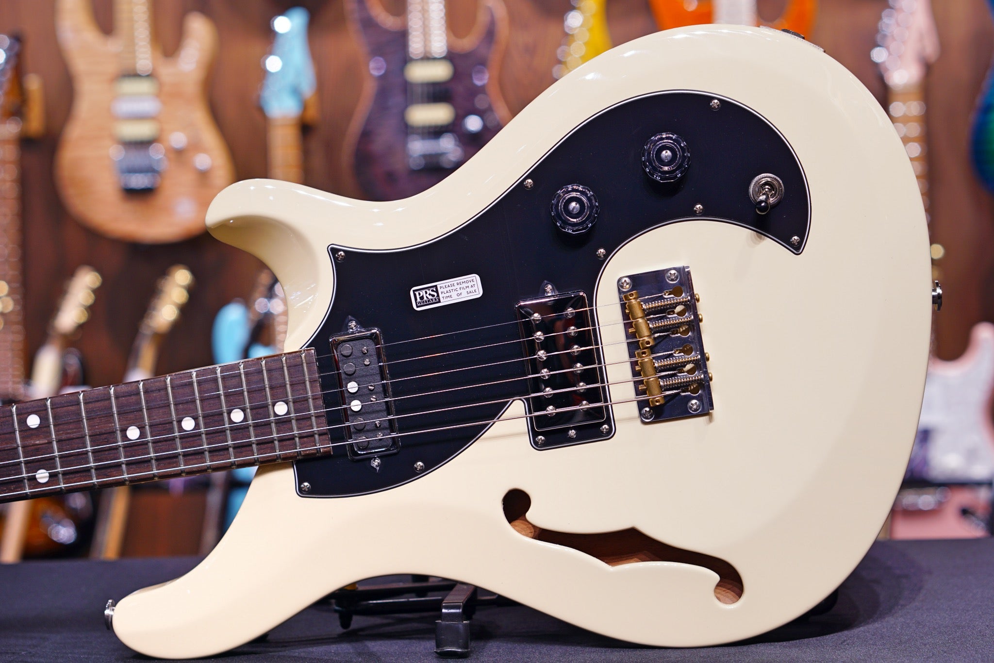 PRS S2 Vela Semi-Hollow - Antique White S2043539 - HIENDGUITAR PRS GUITAR