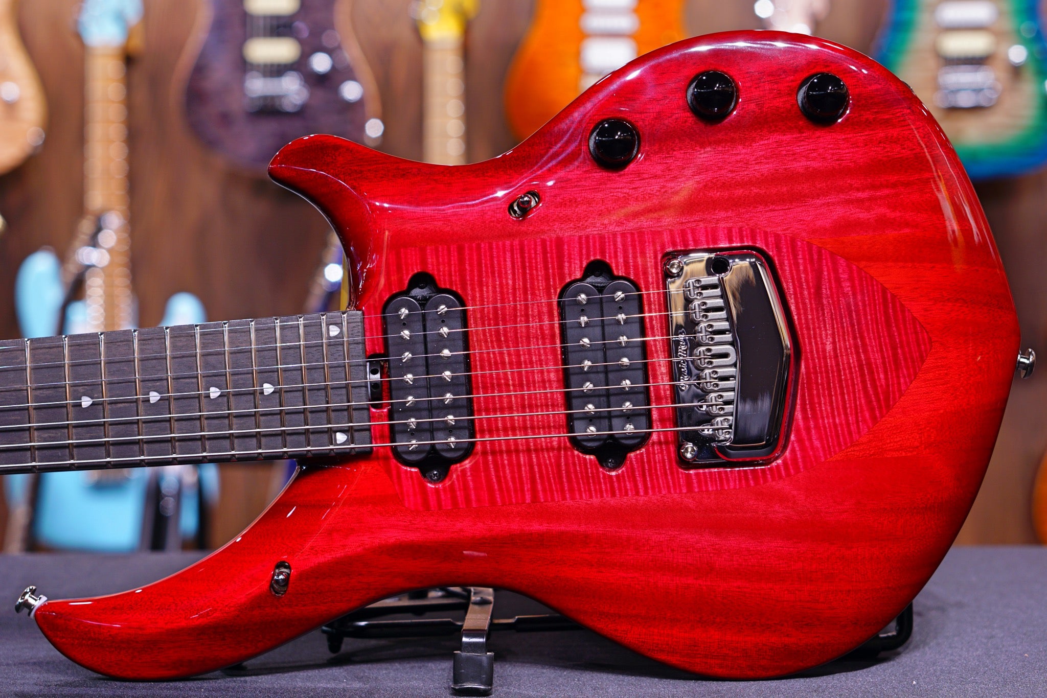 Ernie Ball Music Man John Petrucci Majesty 7 - Pink Sand M013535 - HIENDGUITAR Musicman GUITAR