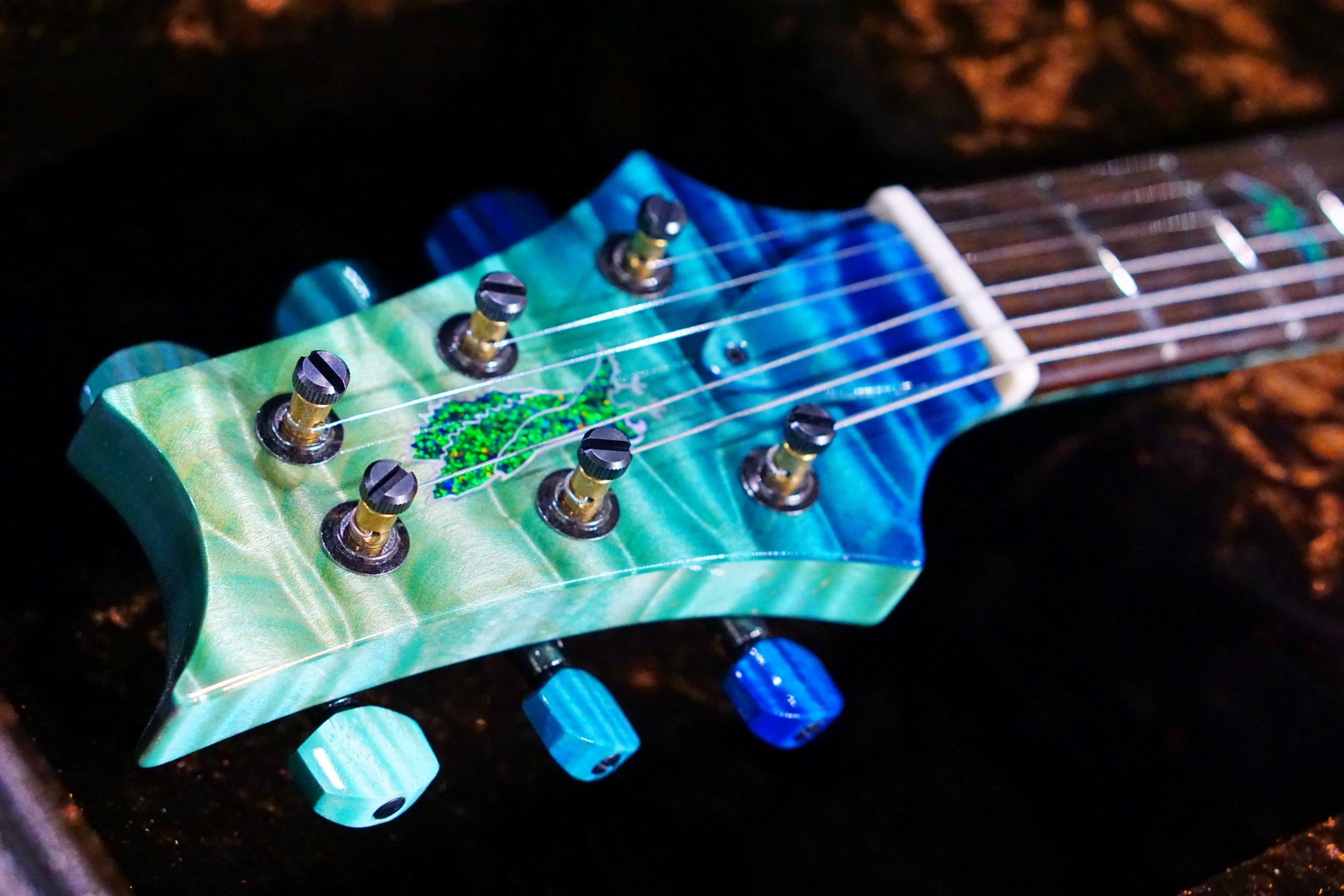 PRS Private stock Modern Eagle V PS#9248 Custom blue fade - HIENDGUITAR prs GUITAR