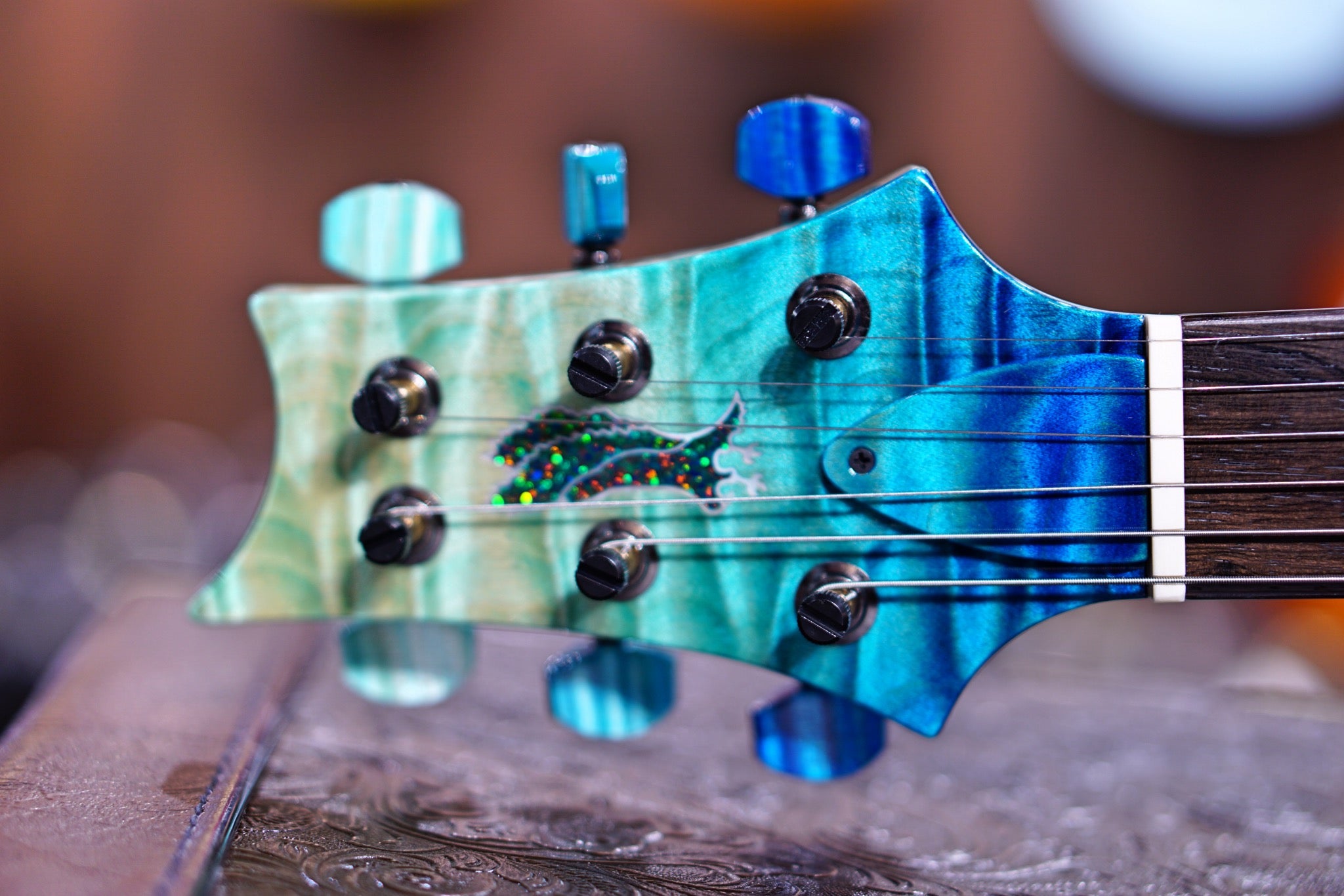 PRS Private stock Modern Eagle V PS#9248 Custom blue fade - HIENDGUITAR prs GUITAR