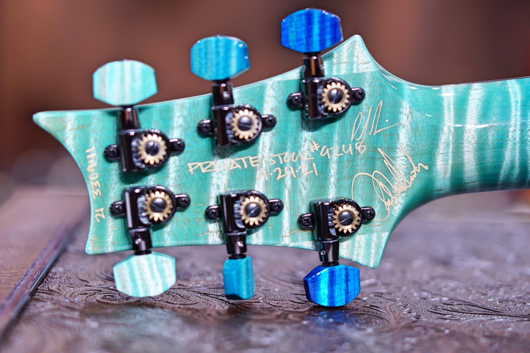 PRS Private stock Modern Eagle V PS#9248 Custom blue fade - HIENDGUITAR prs GUITAR