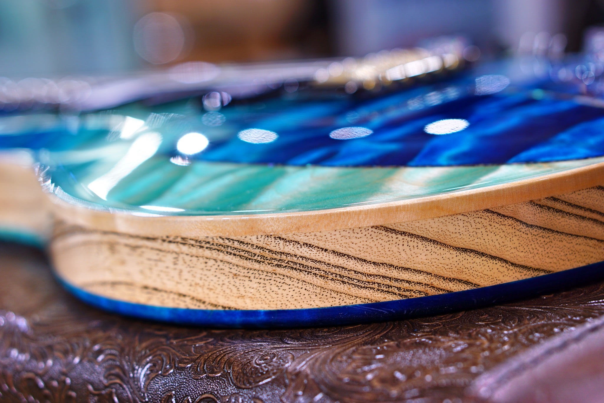 PRS Private stock Modern Eagle V PS#9248 Custom blue fade - HIENDGUITAR prs GUITAR