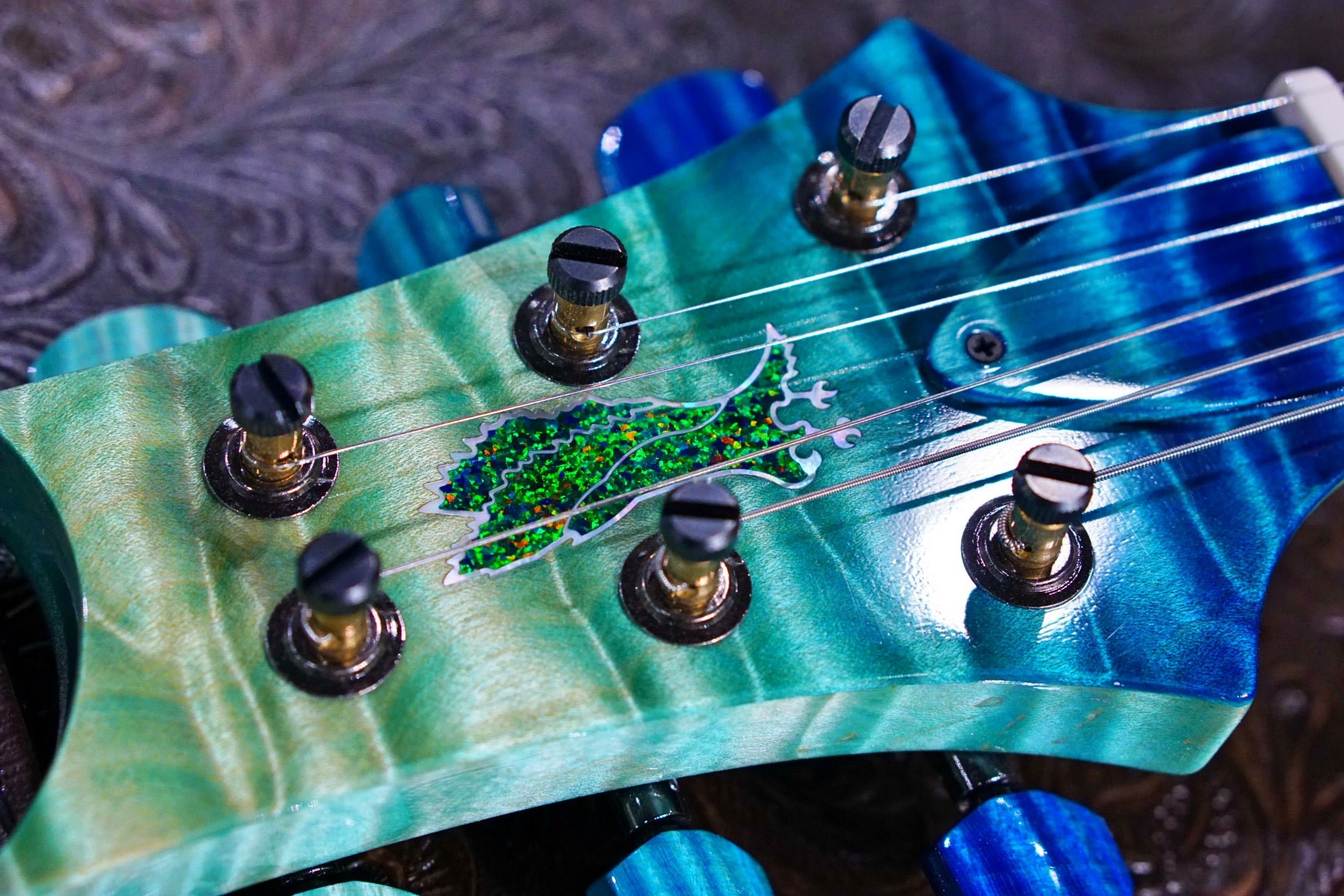 PRS Private stock Modern Eagle V PS#9248 Custom blue fade - HIENDGUITAR prs GUITAR