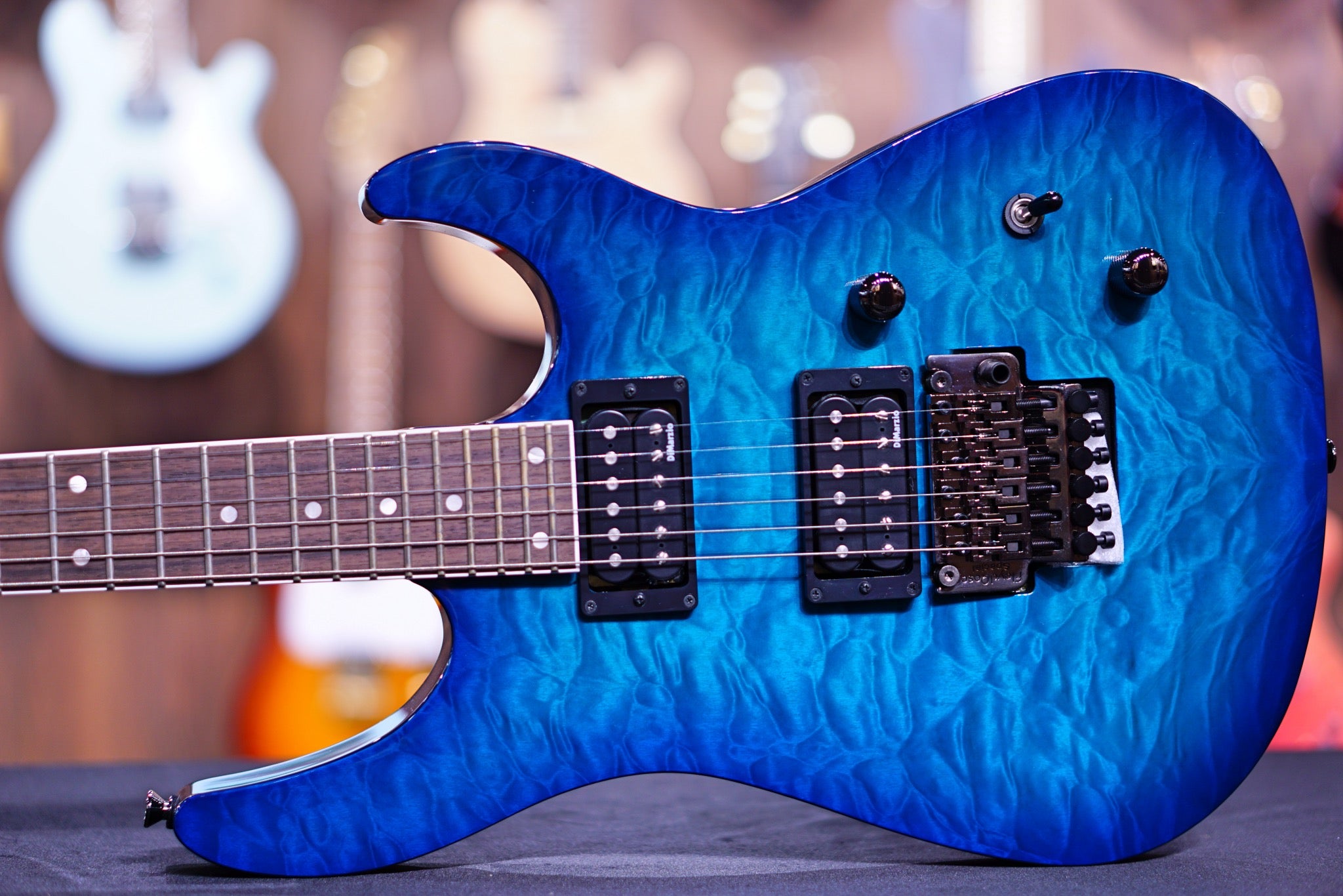 Caparison C2 dellinger trans blue HH C20190094 - HIENDGUITAR Caparison GUITAR