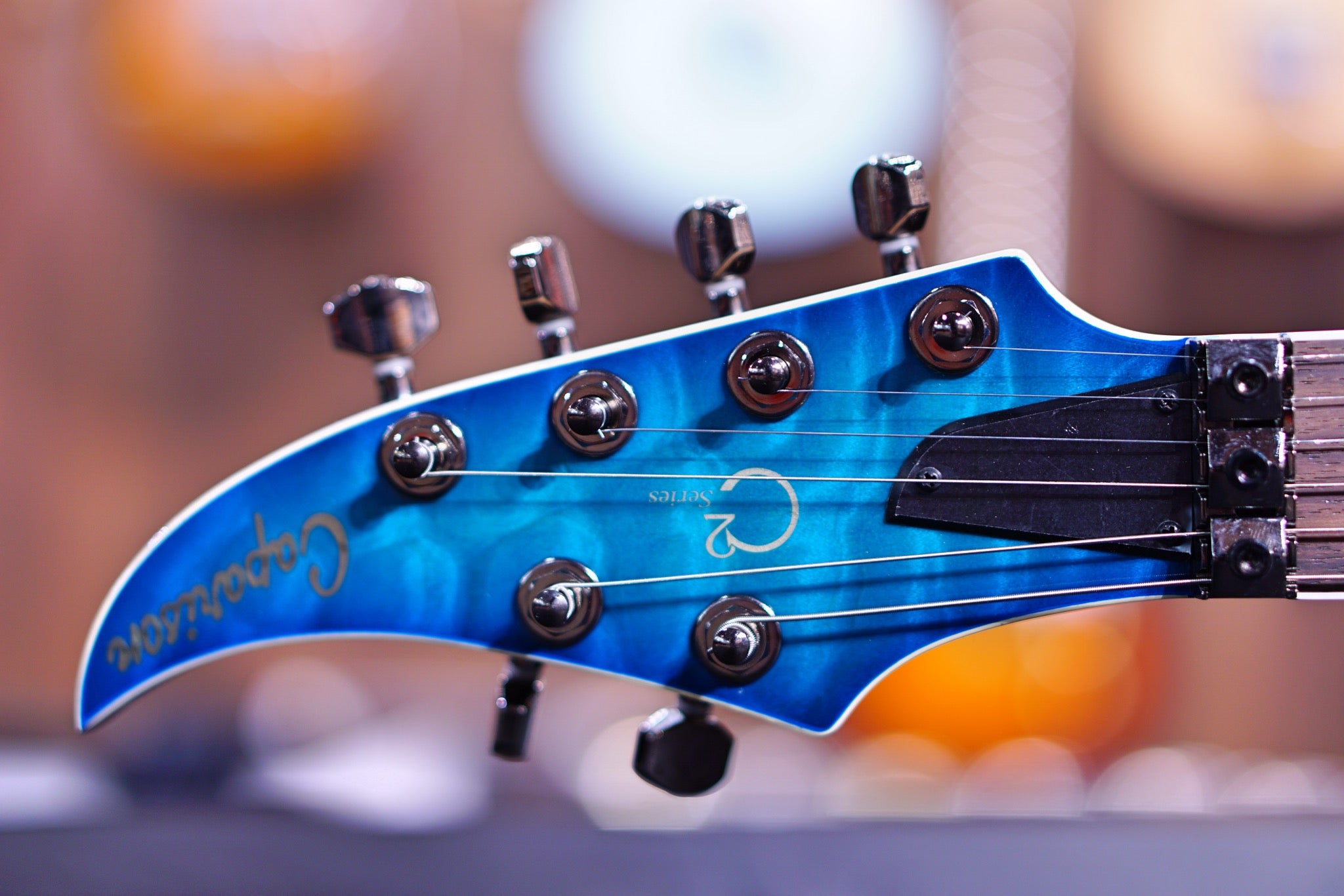 Caparison C2 dellinger trans blue HH C20190094 - HIENDGUITAR Caparison GUITAR