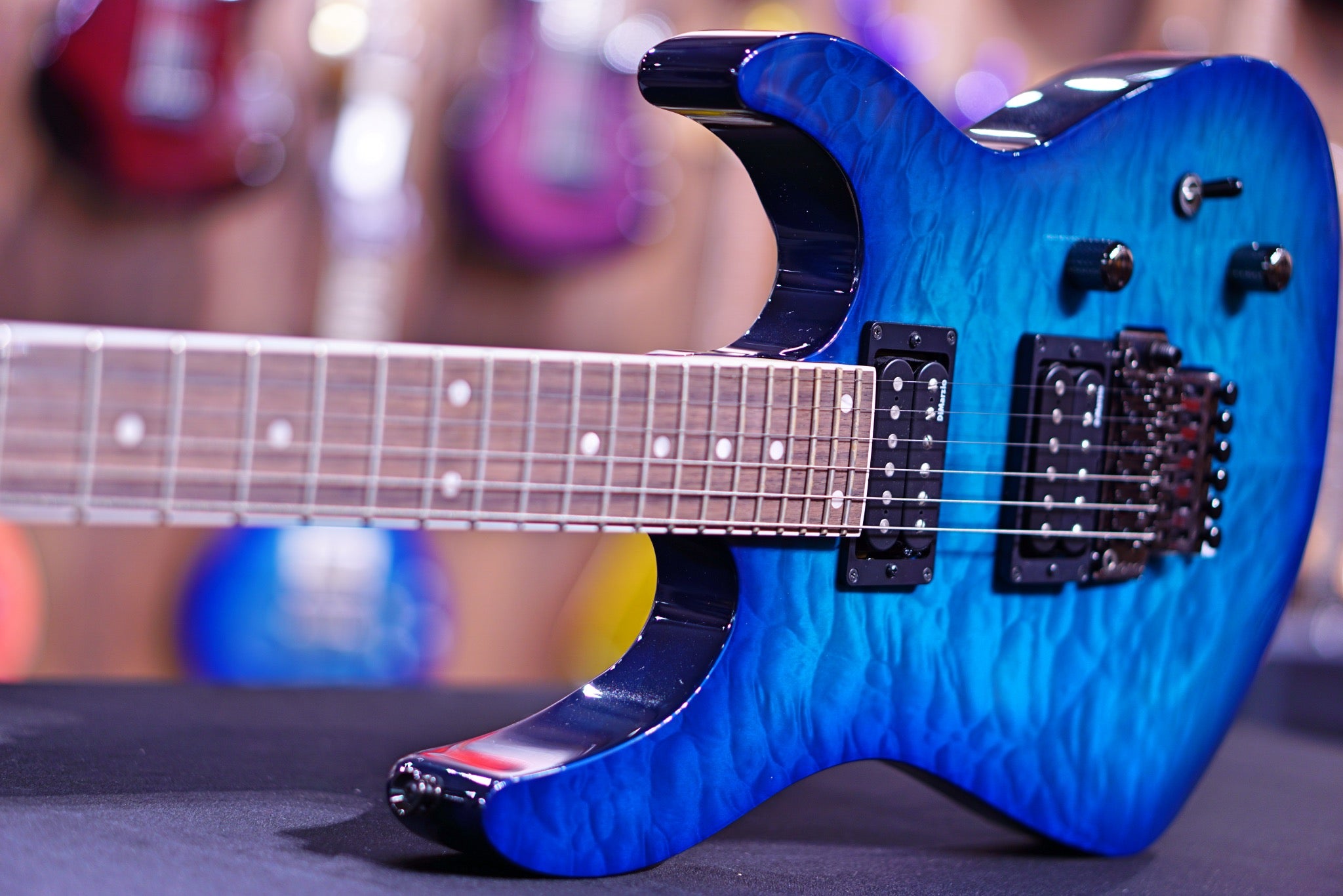 Caparison C2 dellinger trans blue HH C20190094 - HIENDGUITAR Caparison GUITAR