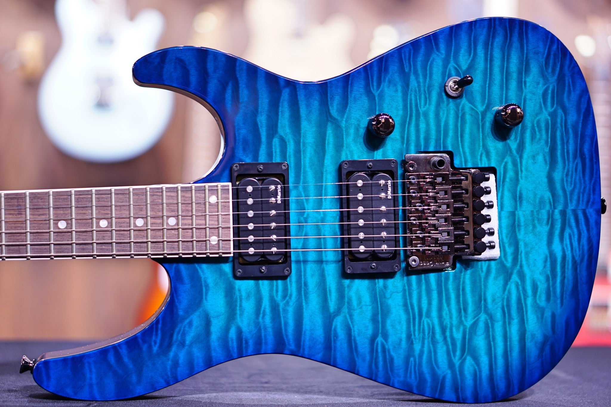 Caparison C2 dellinger trans blue HH C20190014 - HIENDGUITAR Caparison GUITAR