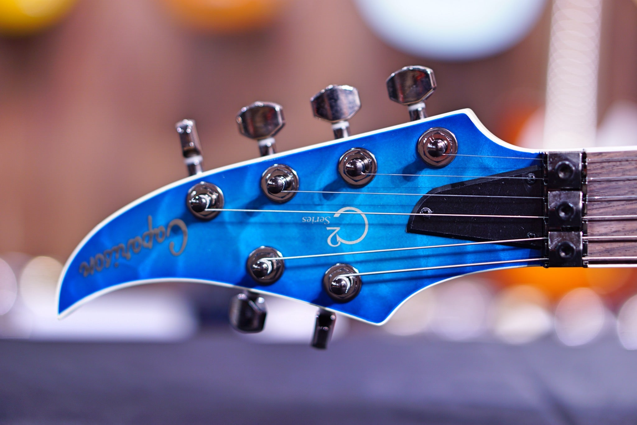 Caparison C2 dellinger trans blue HH C20190014 - HIENDGUITAR Caparison GUITAR