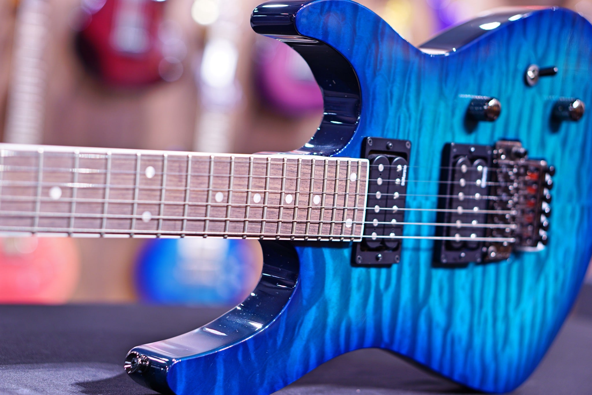 Caparison C2 dellinger trans blue HH C20190014 - HIENDGUITAR Caparison GUITAR