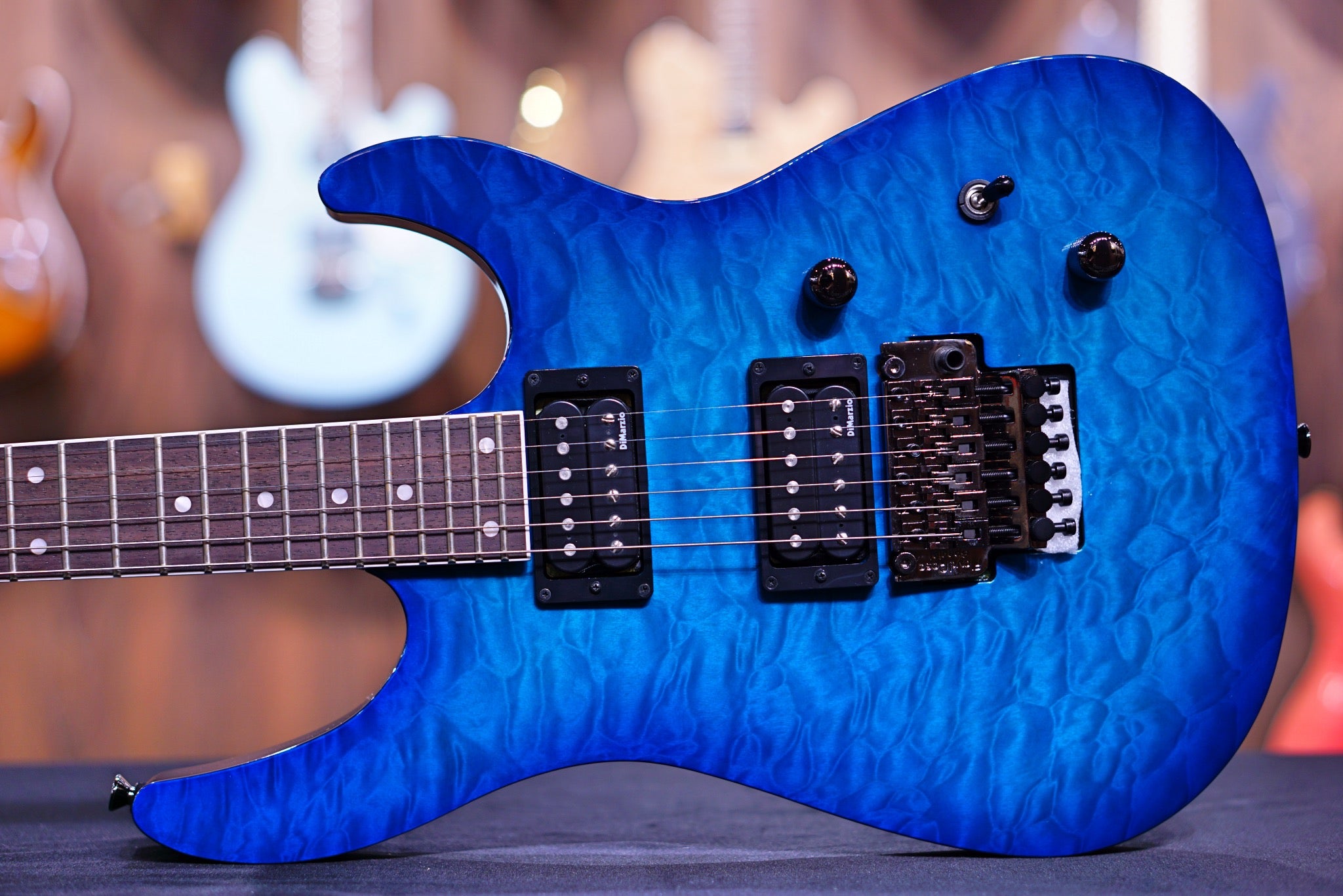 Caparison C2 dellinger trans blue HH C20190002 - HIENDGUITAR Caparison GUITAR