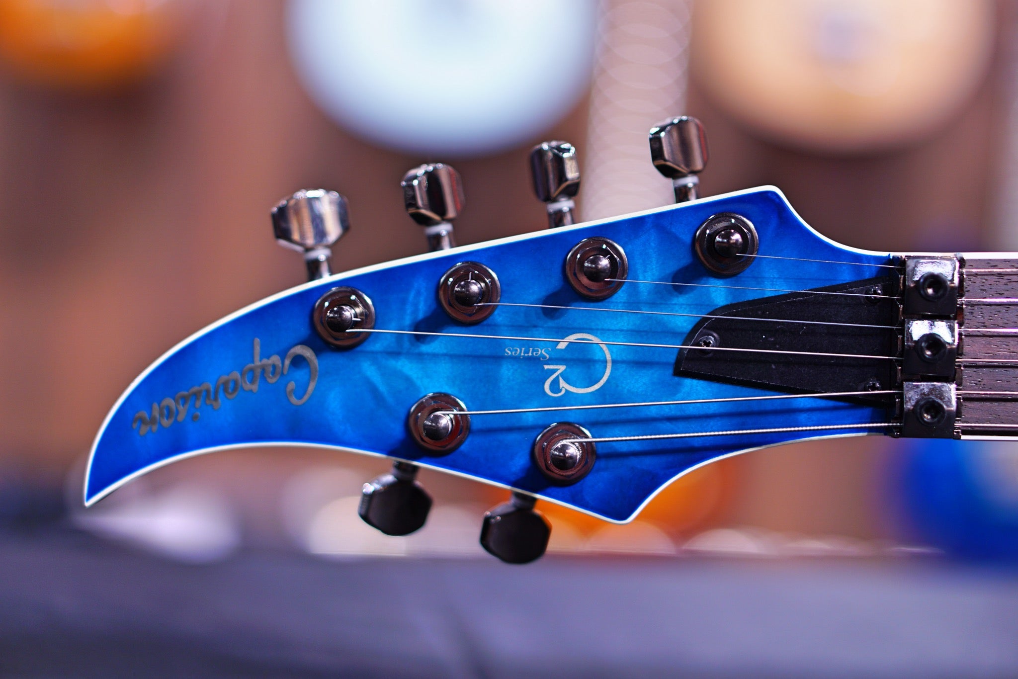 Caparison C2 dellinger trans blue HH C20190002 - HIENDGUITAR Caparison GUITAR