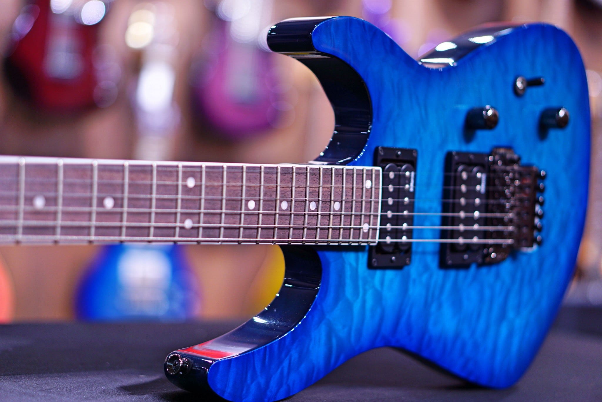 Caparison C2 dellinger trans blue HH C20190002 - HIENDGUITAR Caparison GUITAR