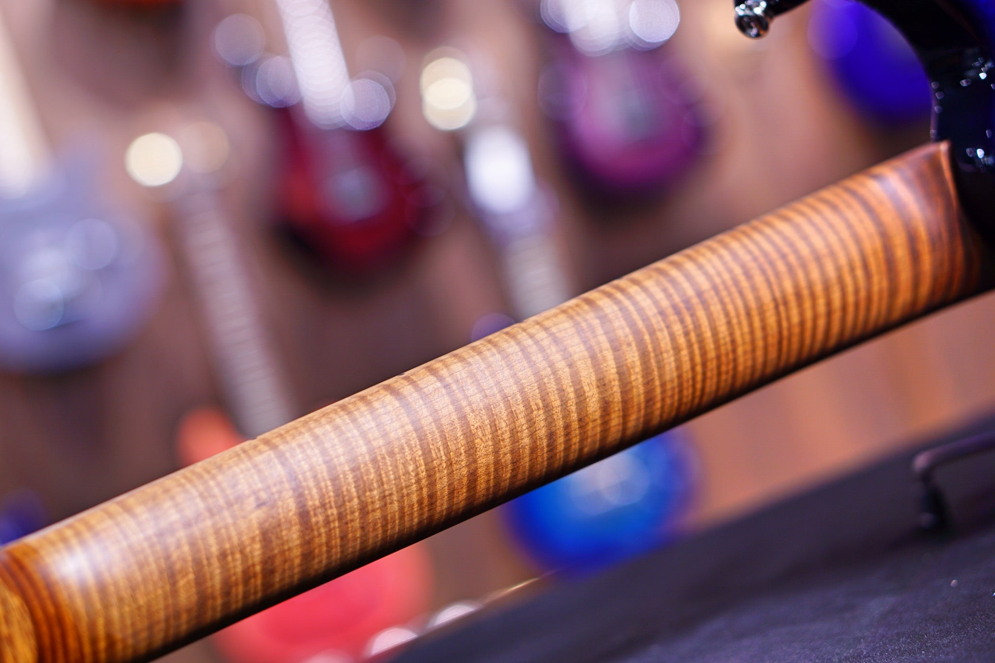 Ernie Ball Music Man JP15 7 Electric Guitar - Cerulean Paradise Quilt F94598 - HIENDGUITAR Musicman GUITAR