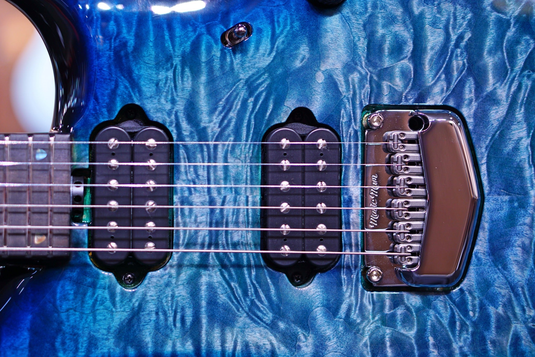 Ernie Ball Music Man John Petrucci Majesty Electric Guitar - Hydrospace with Ebony Fingerboard M014941 - HIENDGUITAR Musicman GUITAR