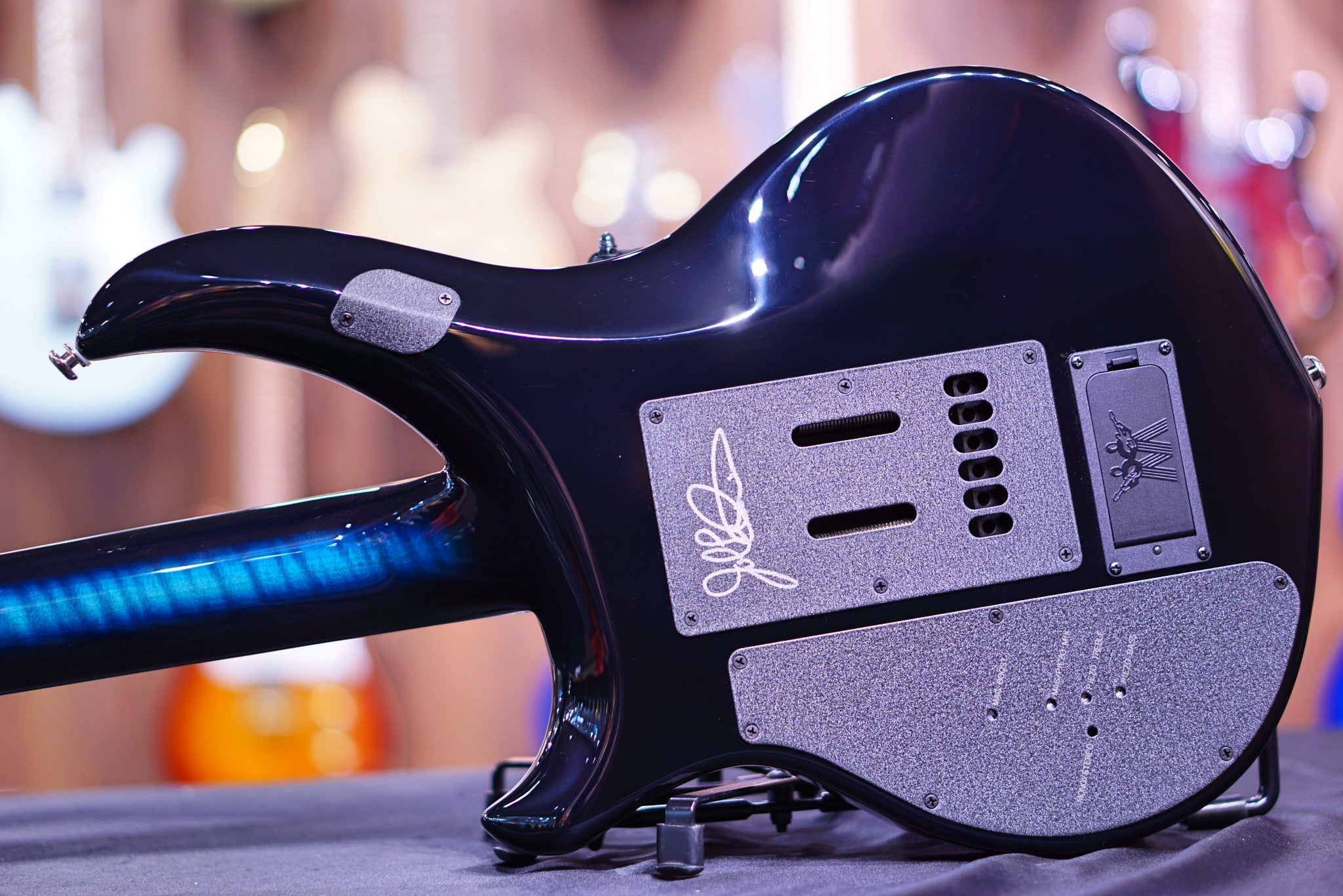 Ernie Ball Music Man John Petrucci Majesty Electric Guitar - Hydrospace with Ebony Fingerboard M014941 - HIENDGUITAR Musicman GUITAR