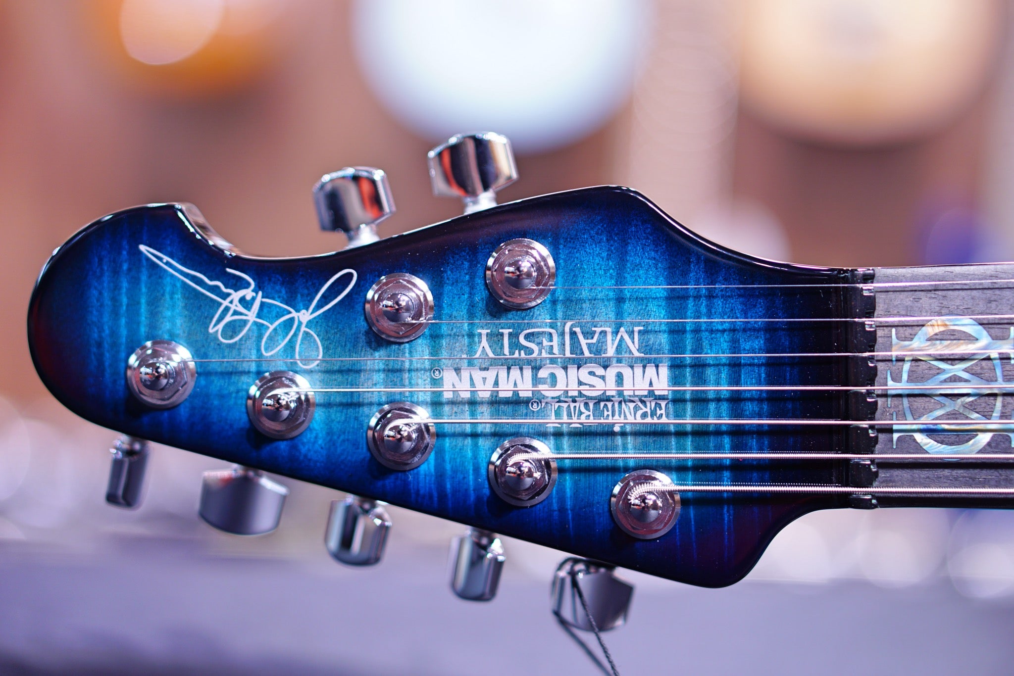 Ernie Ball Music Man John Petrucci Majesty 7 Hydrospace m015219 - HIENDGUITAR Musicman GUITAR