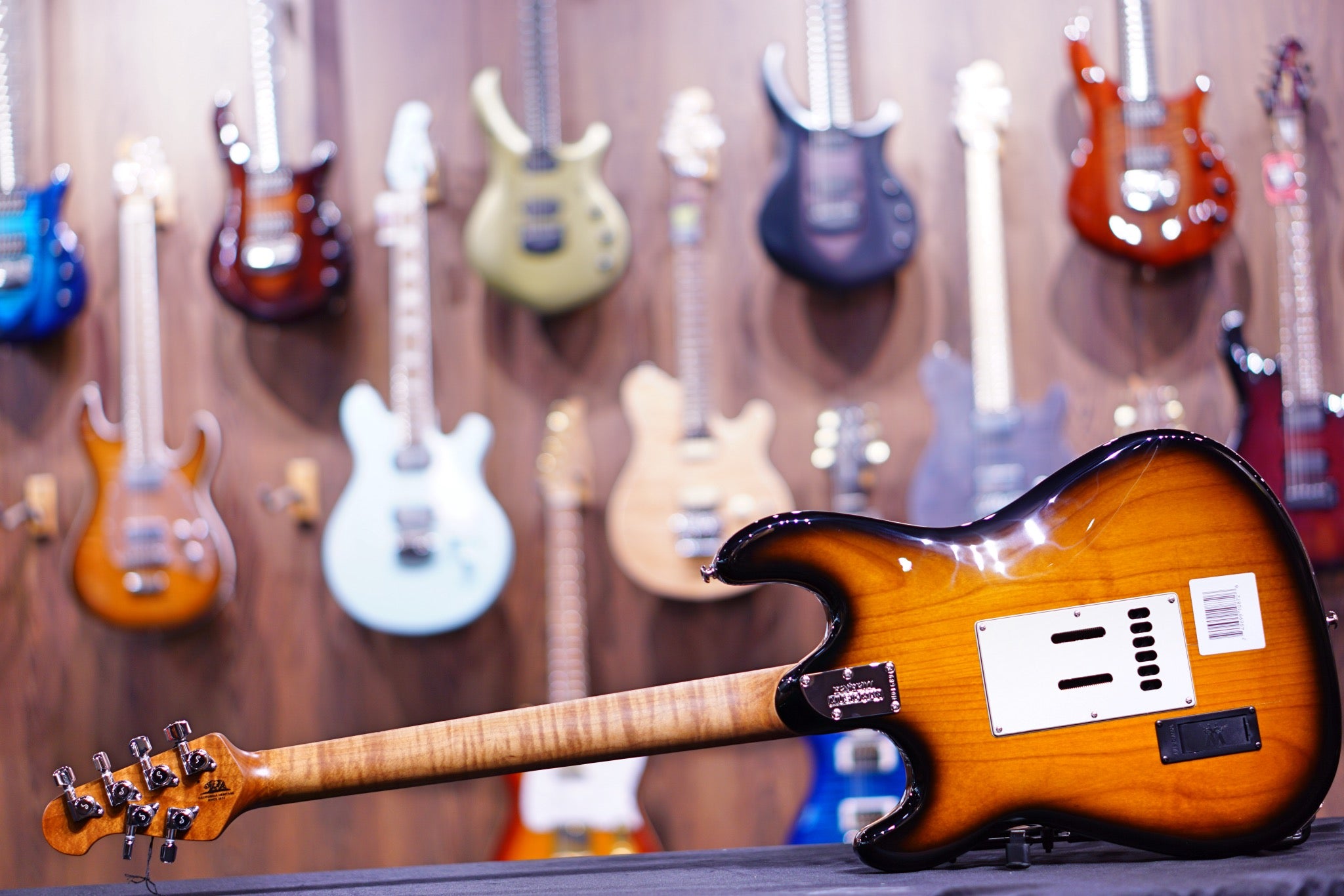 Ernie Ball Music Man Cutlass RS HSS - Vintage Tobacco H01689 - HIENDGUITAR Musicman GUITAR