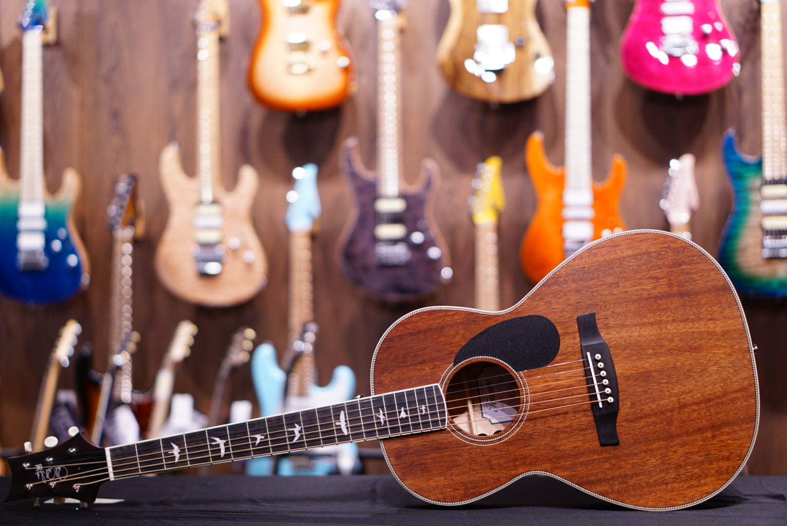 PRS Acoustic SE Parlor Vintage Mahogany - HIENDGUITAR PRS SE GUITAR