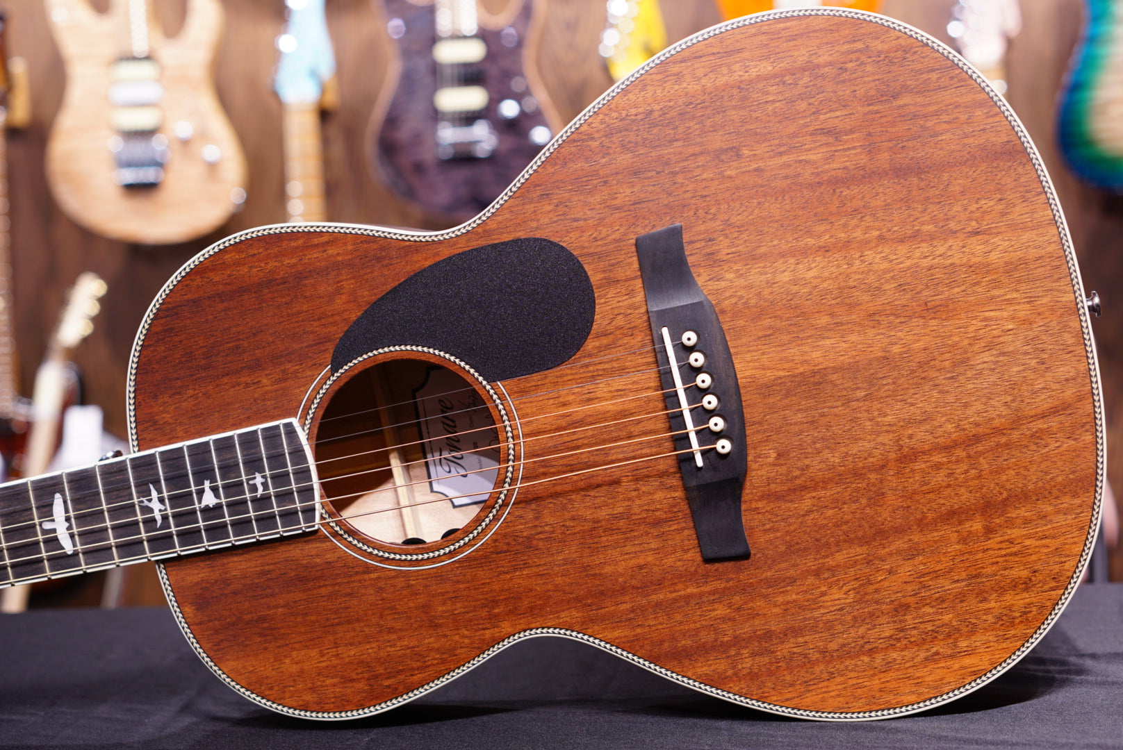 PRS Acoustic SE Parlor Vintage Mahogany - HIENDGUITAR PRS SE GUITAR