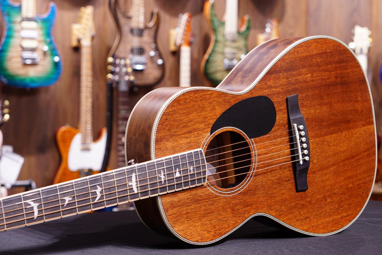 PRS Acoustic SE Parlor Vintage Mahogany - HIENDGUITAR PRS SE GUITAR