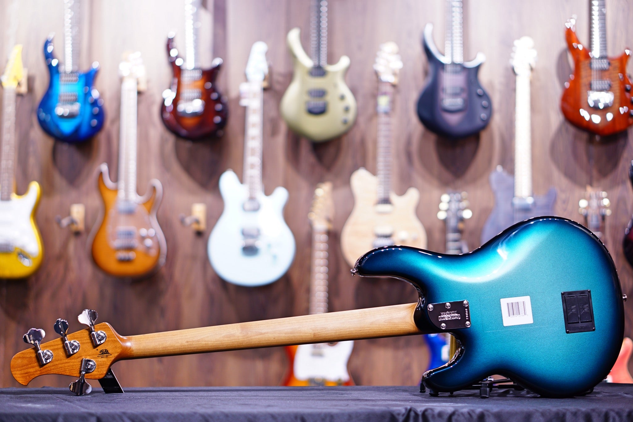 Ernie Ball Music Man StingRay Special 4 H Bass Guitar - Frost Green Pearl with Maple Fingerboard F94569 - HIENDGUITAR Musicman bass