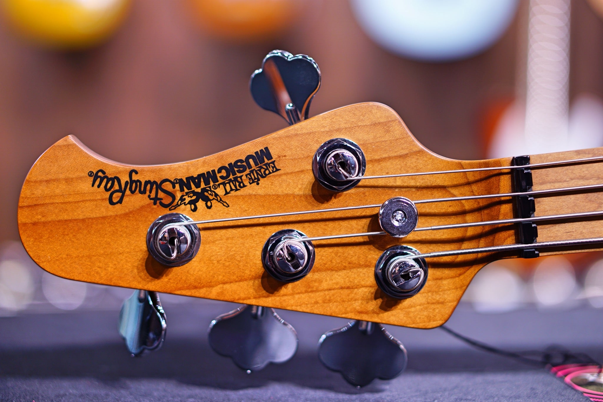 Ernie Ball Music Man StingRay Special 4 HH Bass Guitar - Frost Green Pearl F95748 - HIENDGUITAR Musicman bass