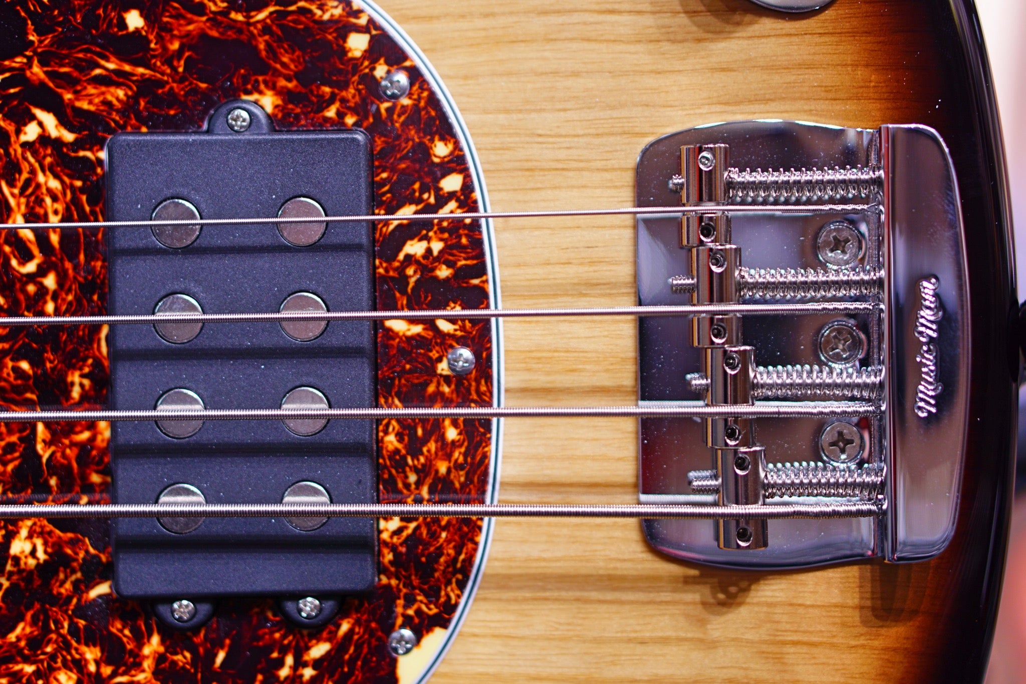 Ernie Ball Music Man StingRay Special 4 H Bass Guitar - Burnt Ends F95751 - HIENDGUITAR Musicman bass