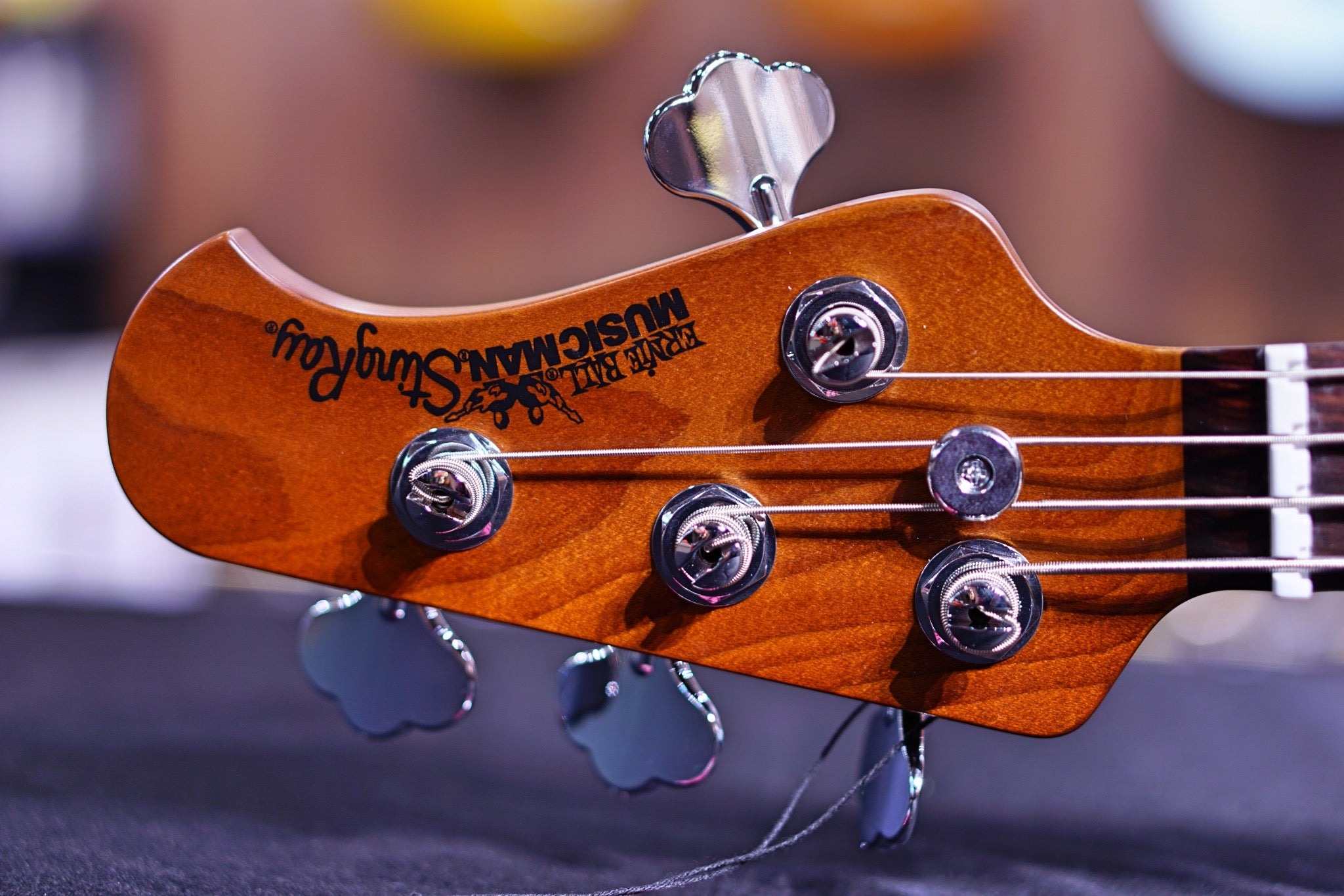 Ernie Ball Music Man StingRay Special 4 H Bass Guitar - Burnt Ends F95751 - HIENDGUITAR Musicman bass