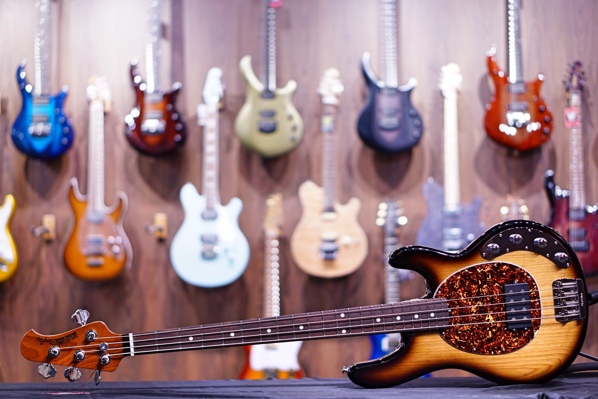 Ernie Ball Music Man StingRay Special 4 H Bass Guitar - Burnt Ends F95751 - HIENDGUITAR Musicman bass