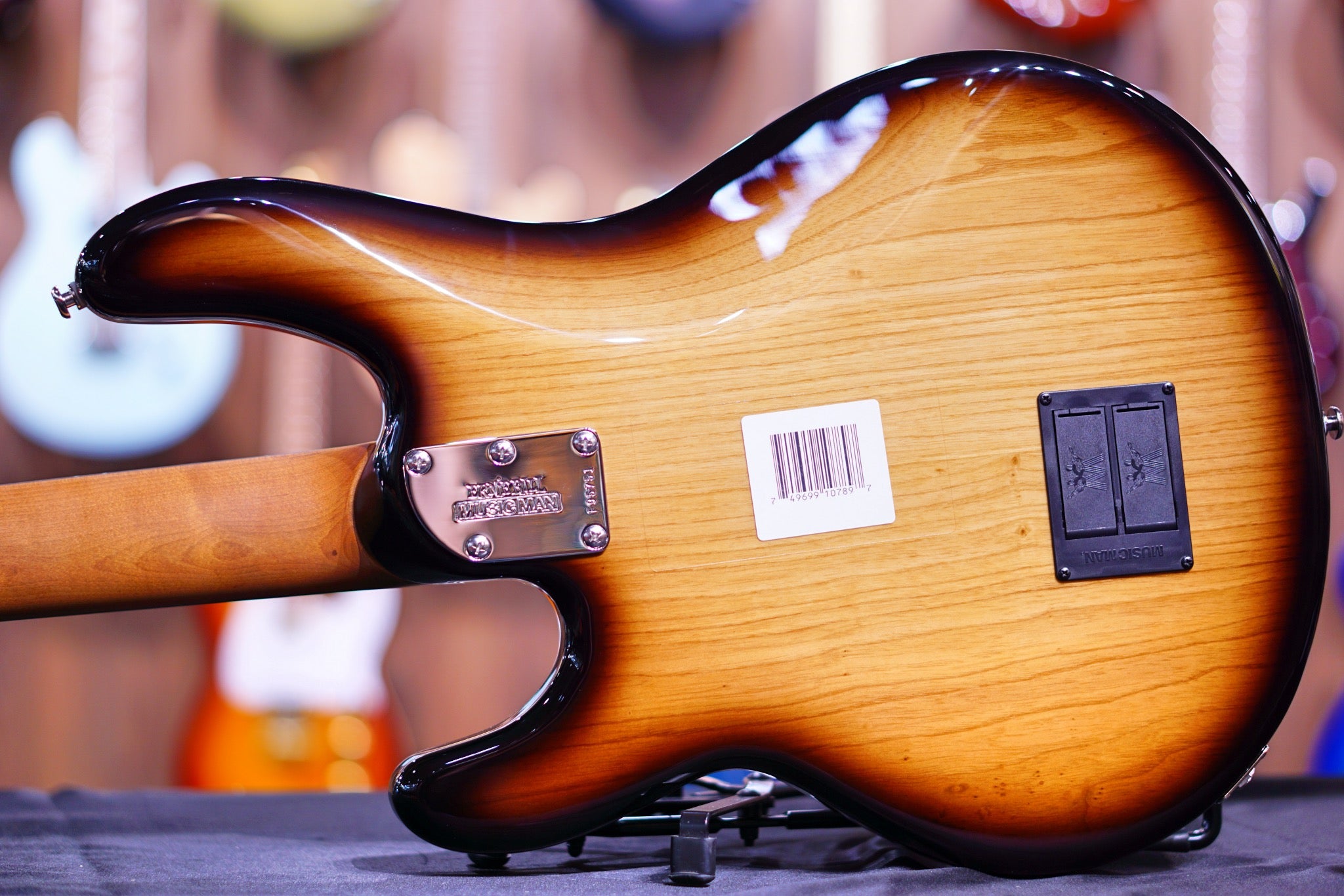 Ernie Ball Music Man StingRay Special 4 H Bass Guitar - Burnt Ends F95751 - HIENDGUITAR Musicman bass