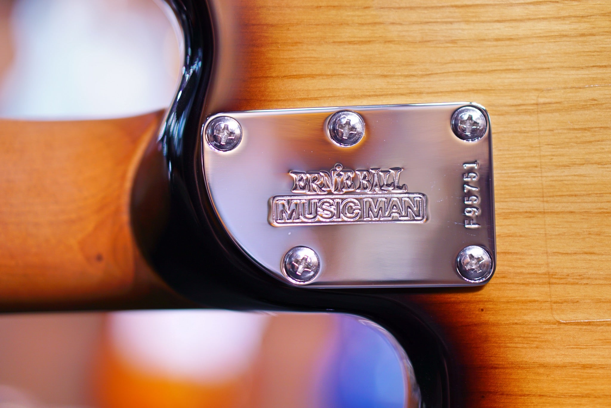 Ernie Ball Music Man StingRay Special 4 H Bass Guitar - Burnt Ends F95751 - HIENDGUITAR Musicman bass
