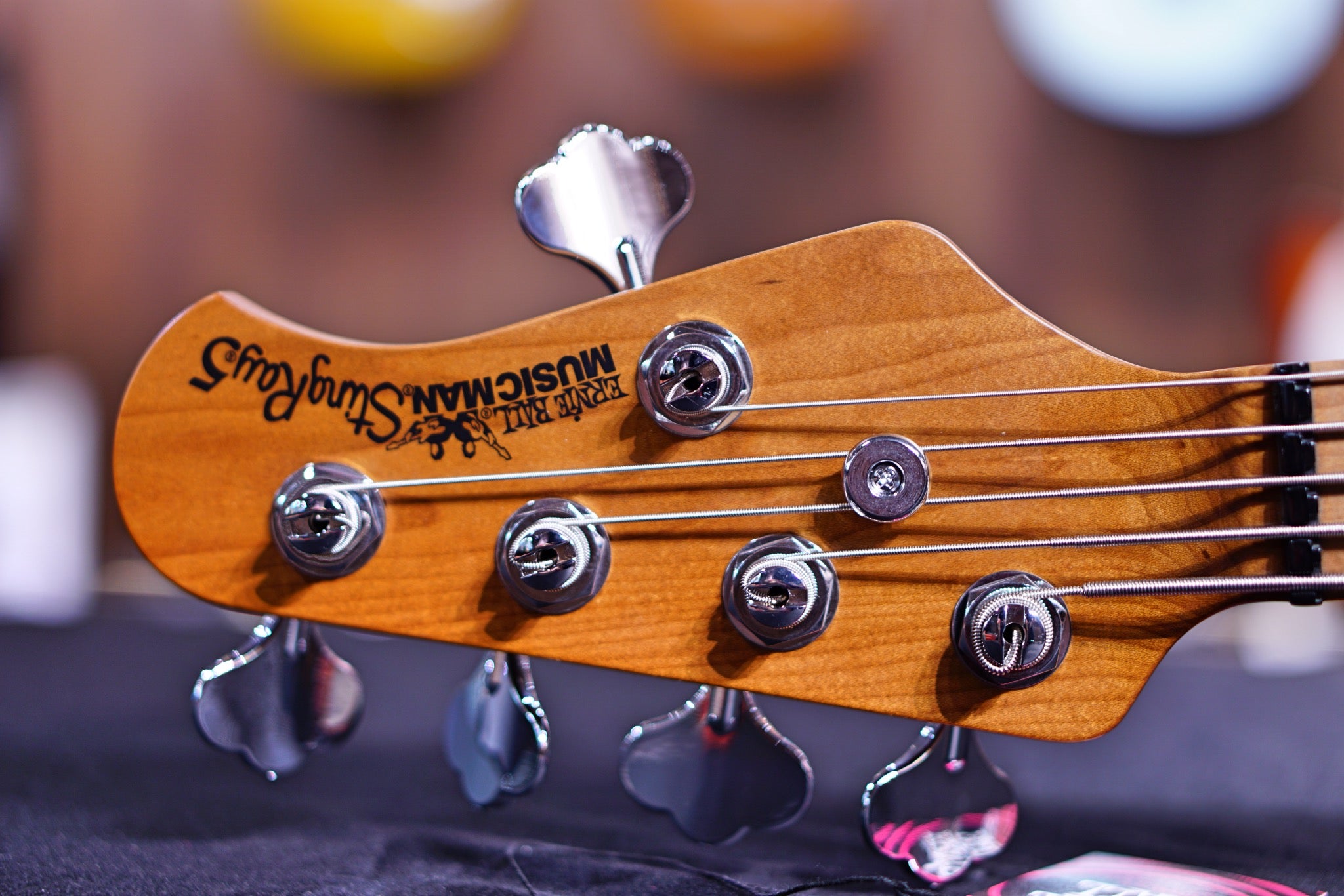 Ernie Ball Music Man StingRay Special 5 HH Bass Guitar - Frost Green Pearl F96059 - HIENDGUITAR Musicman bass