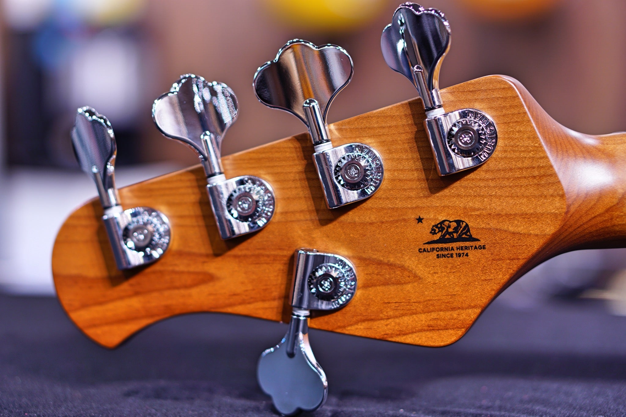 Ernie Ball Music Man StingRay Special 5 HH Bass Guitar - Frost Green Pearl F96059 - HIENDGUITAR Musicman bass