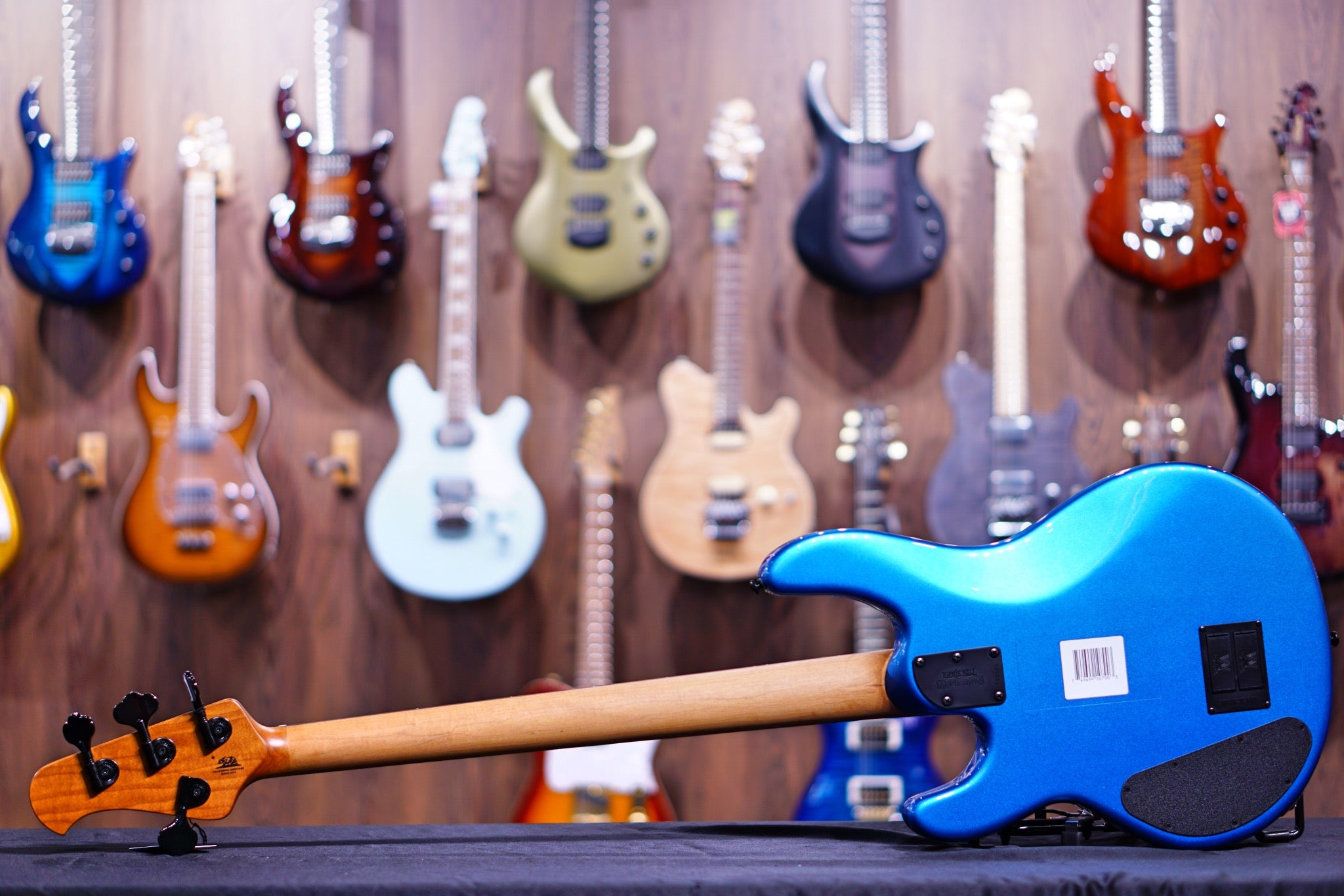 Ernie Ball Music Man StingRay Special 4 HH Bass Guitar - Speed Blue with Rosewood Fingerboard F96521 - HIENDGUITAR Musicman bass